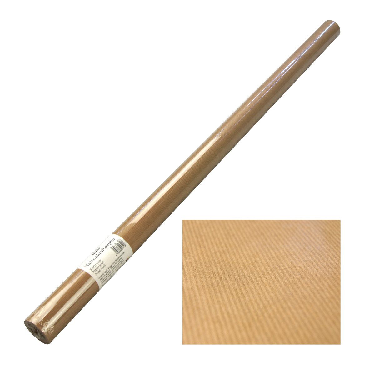 Staufen Packpapier Packpapier kraft eingerippt natron 1x10m