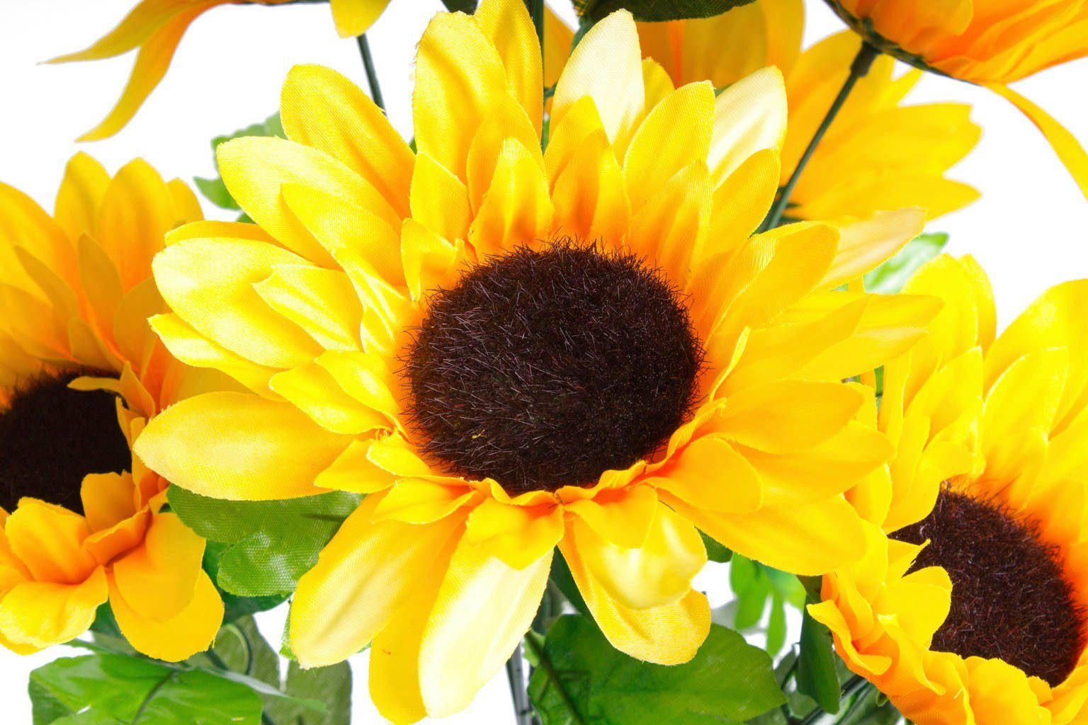 Kunstblume Sonnenblumenbusch cm Höhe Sonnenblume, Botanic-Haus, 46