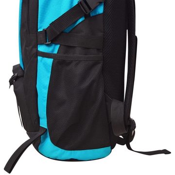 vidaXL Rucksack Wanderrucksack 40 L Schwarz und Blau