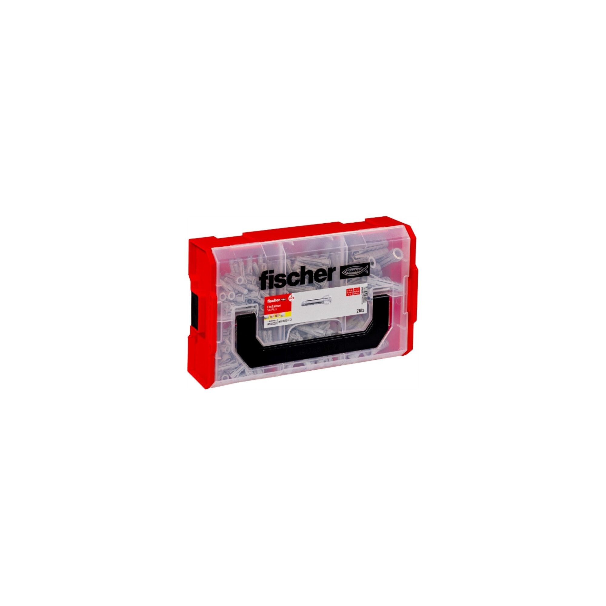 fischer Schrauben- und Dübel-Set fischer L-Boxx mini SX Plus (210 Teile)