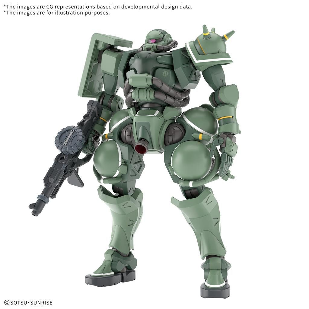 Bandai Modellbausatz HG 1/144 ZAKU (GQ), Maßstab 1/144