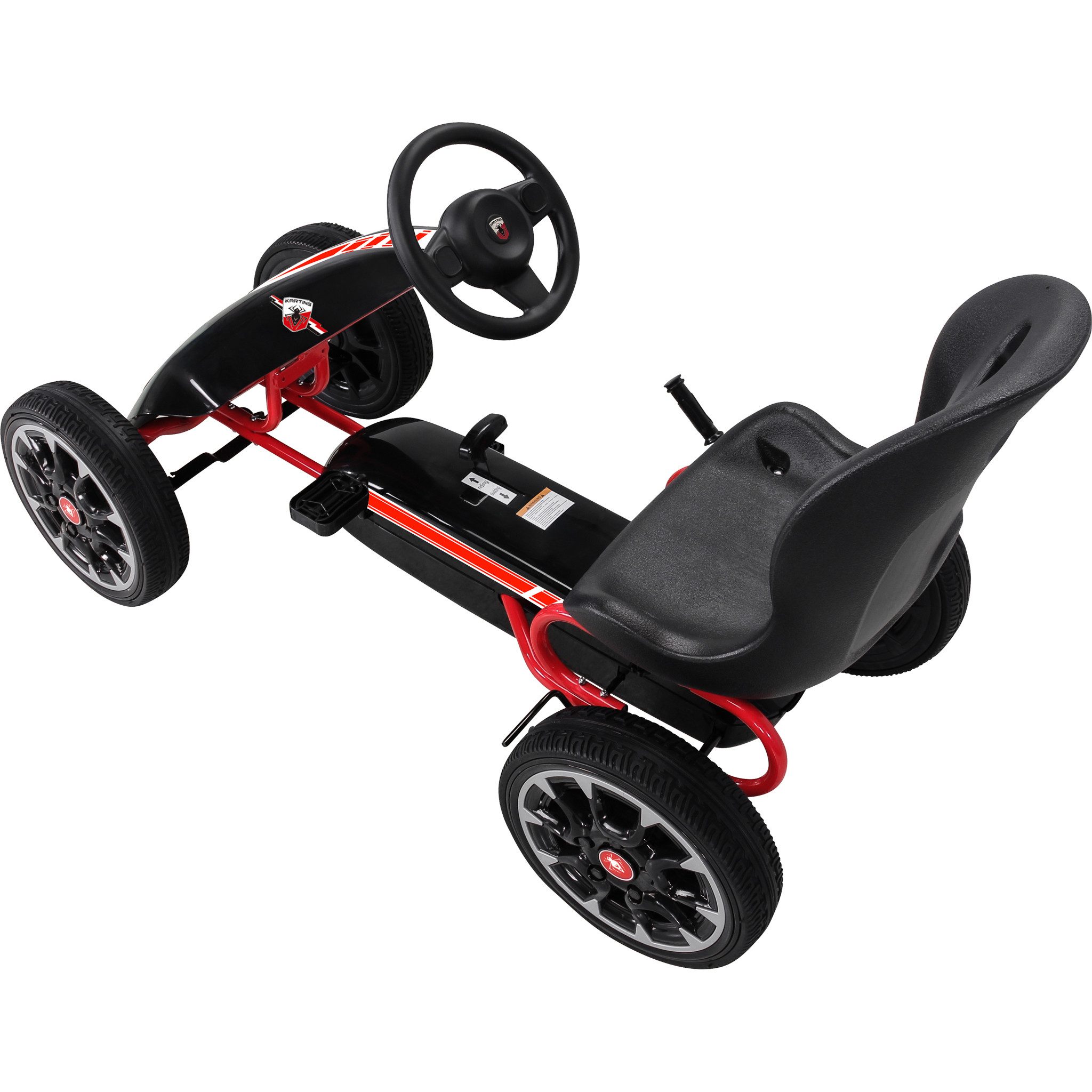 Actionbikes Motors Go-Kart Kinder Pedal Go Kart mit Handbremse, Kinder Fahrzeug Spielzeug ab 4-10 Jahre, Kinderkart, Go Kart