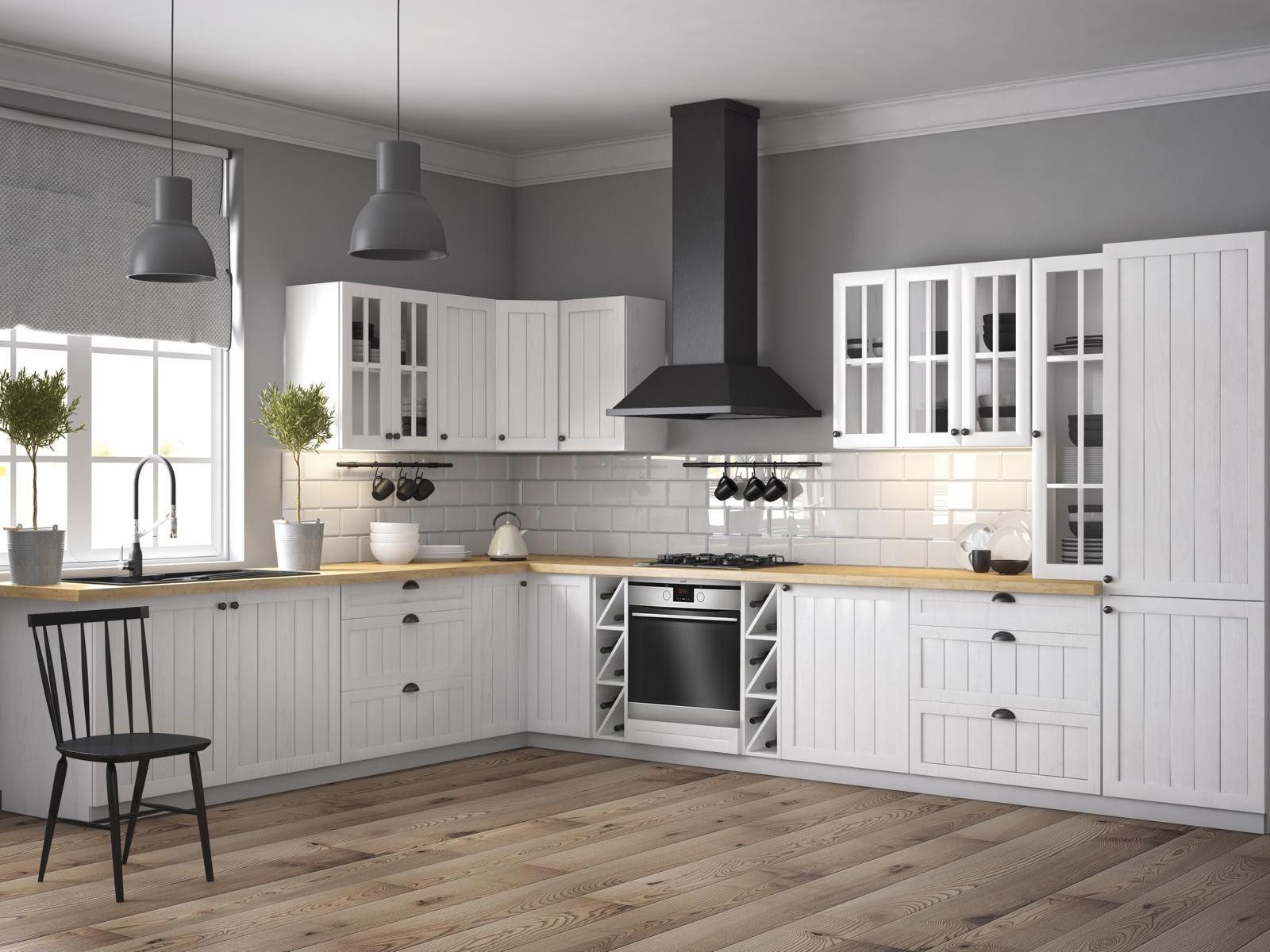 Xlmoebel Кухниzeile Maßgefertigte Möbel für die Landhausküche: Zeilen-Schrank, Hergestellt in Europa