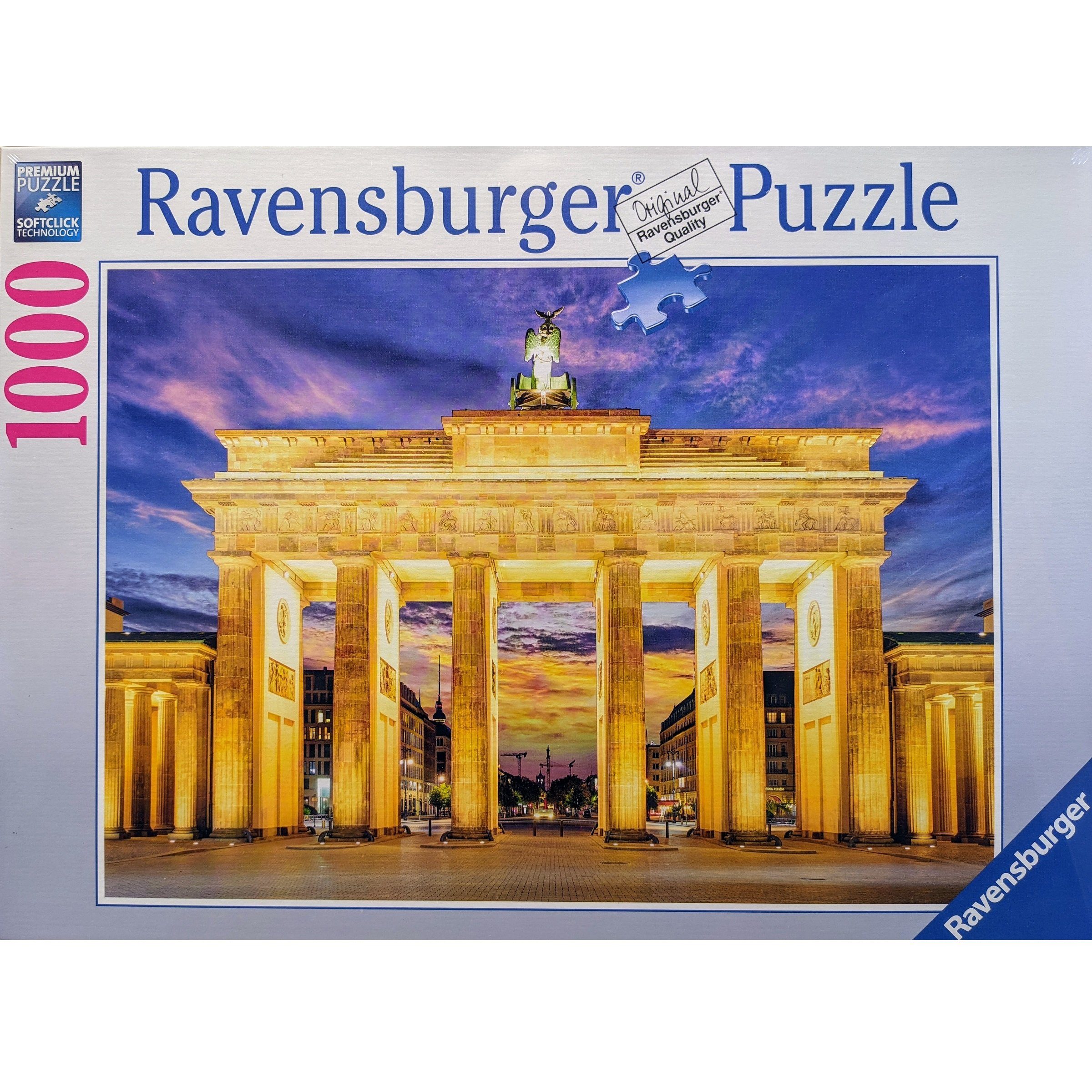 Ravensburger Puzzle Ravensburger - Brandenburger Tor: Berlin, 1000 Teile  Puzzle, 1000 Puzzleteile