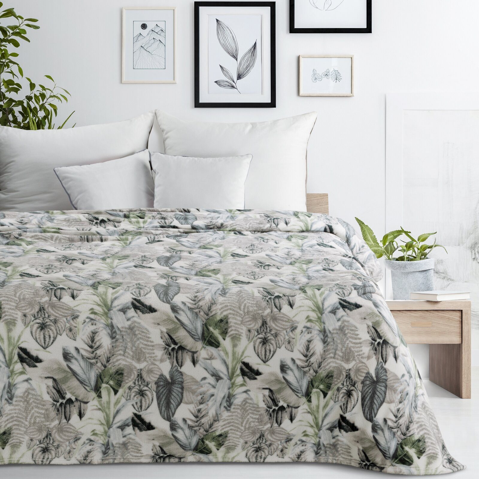 Wohndecke Fleecedecke 150x200 cm, Decke mit günstig online kaufen