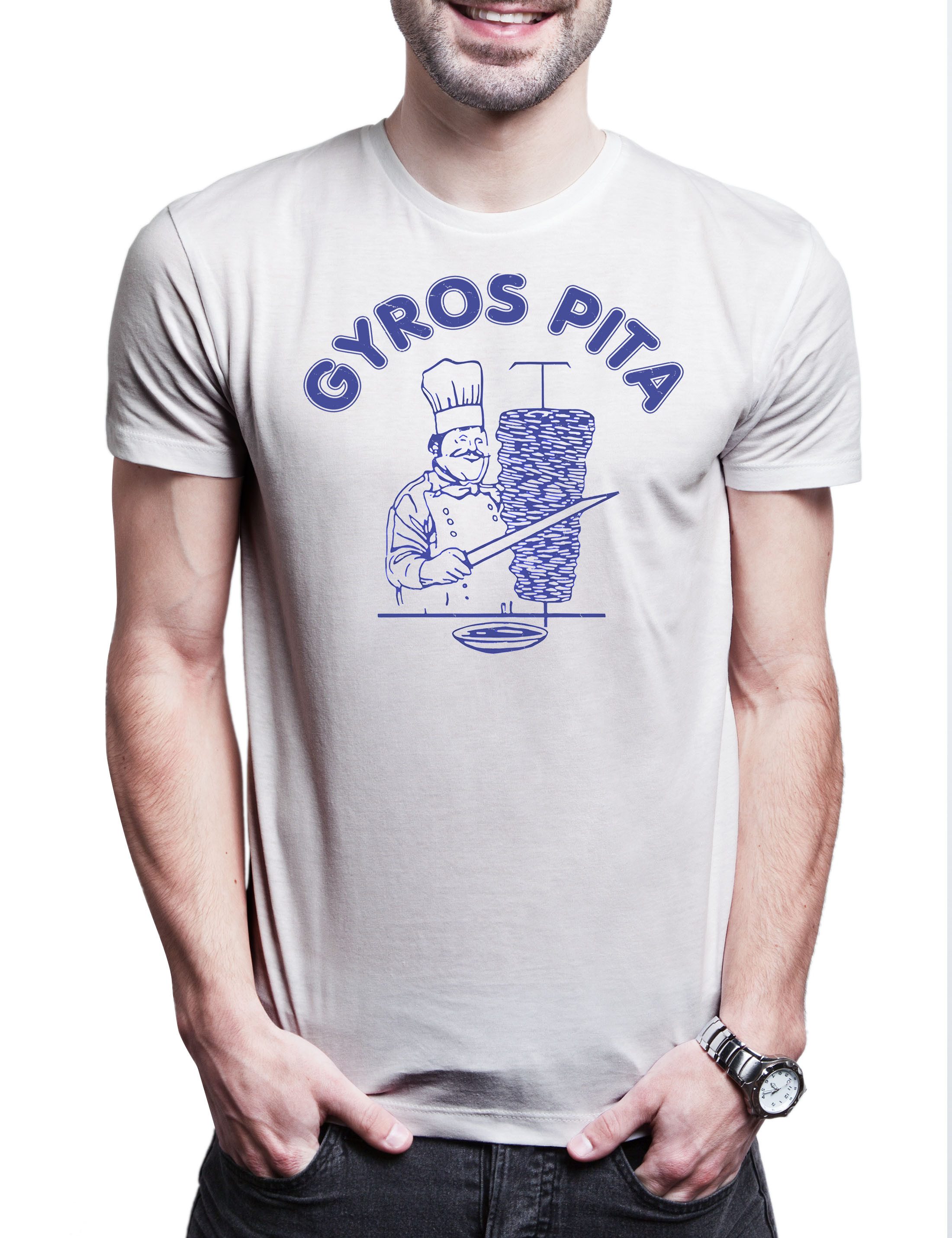 Print-Shirt Gyros Pita Herren T-Shirt Döner Kebab Dönerladen Ayran Crew Türkei