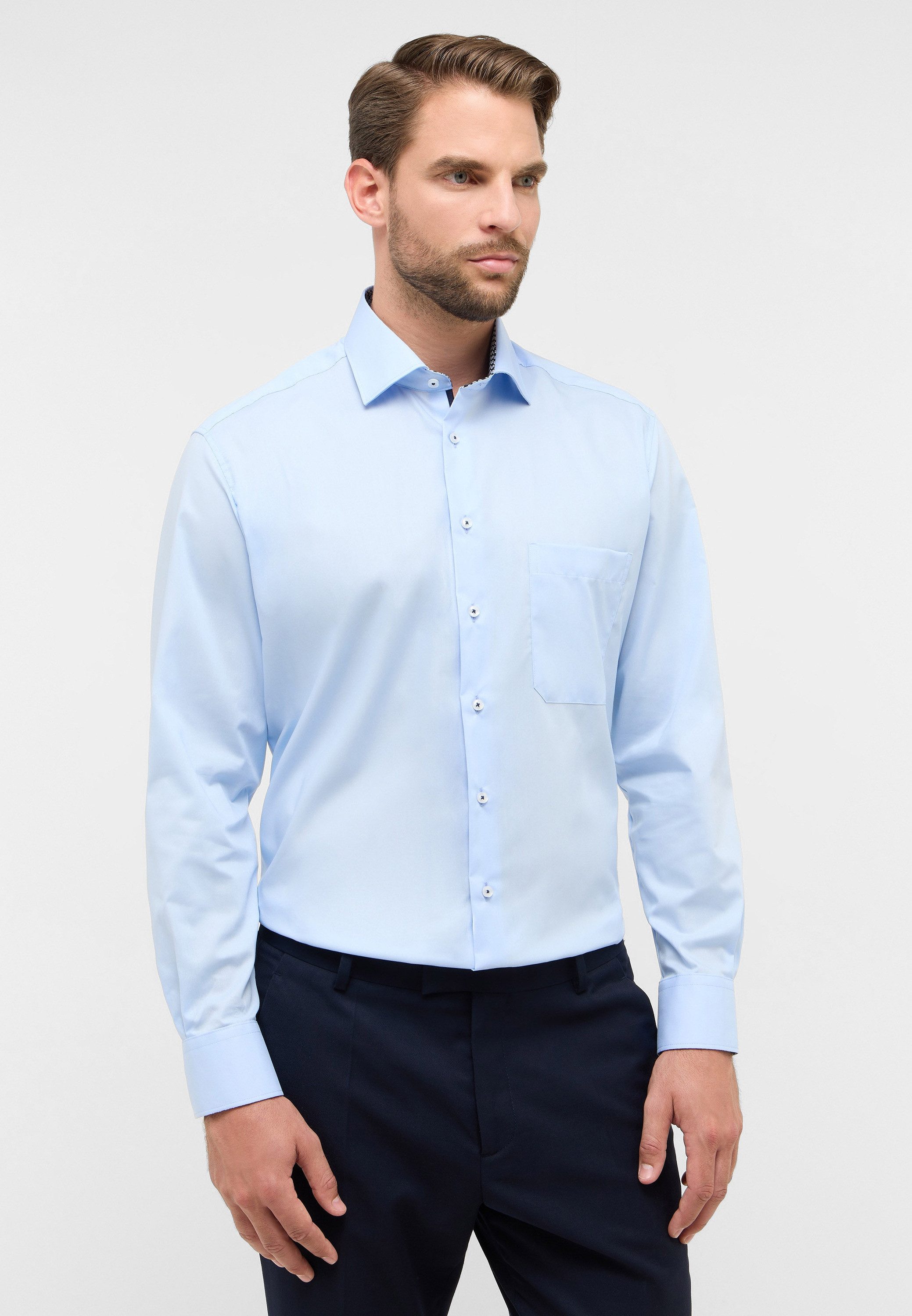 Eterna Langarmhemd COMFORT FIT NON IRON (bügelfrei)