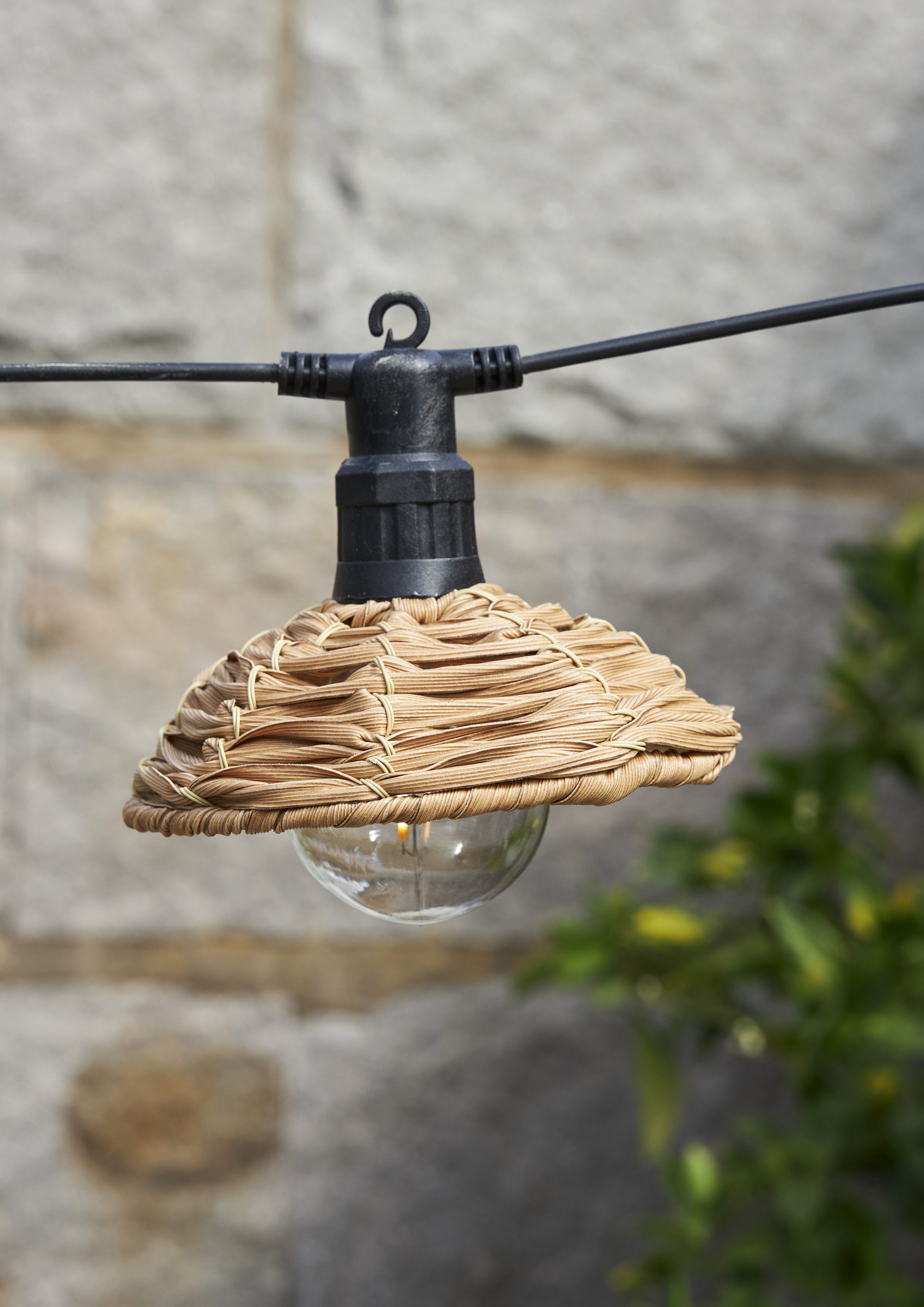STAR TRADING LED-Lichterkette Cesta Light, 6-flammig, ca. 3,5 m lang + 3 m Zuleitung, Trafo, outdoor