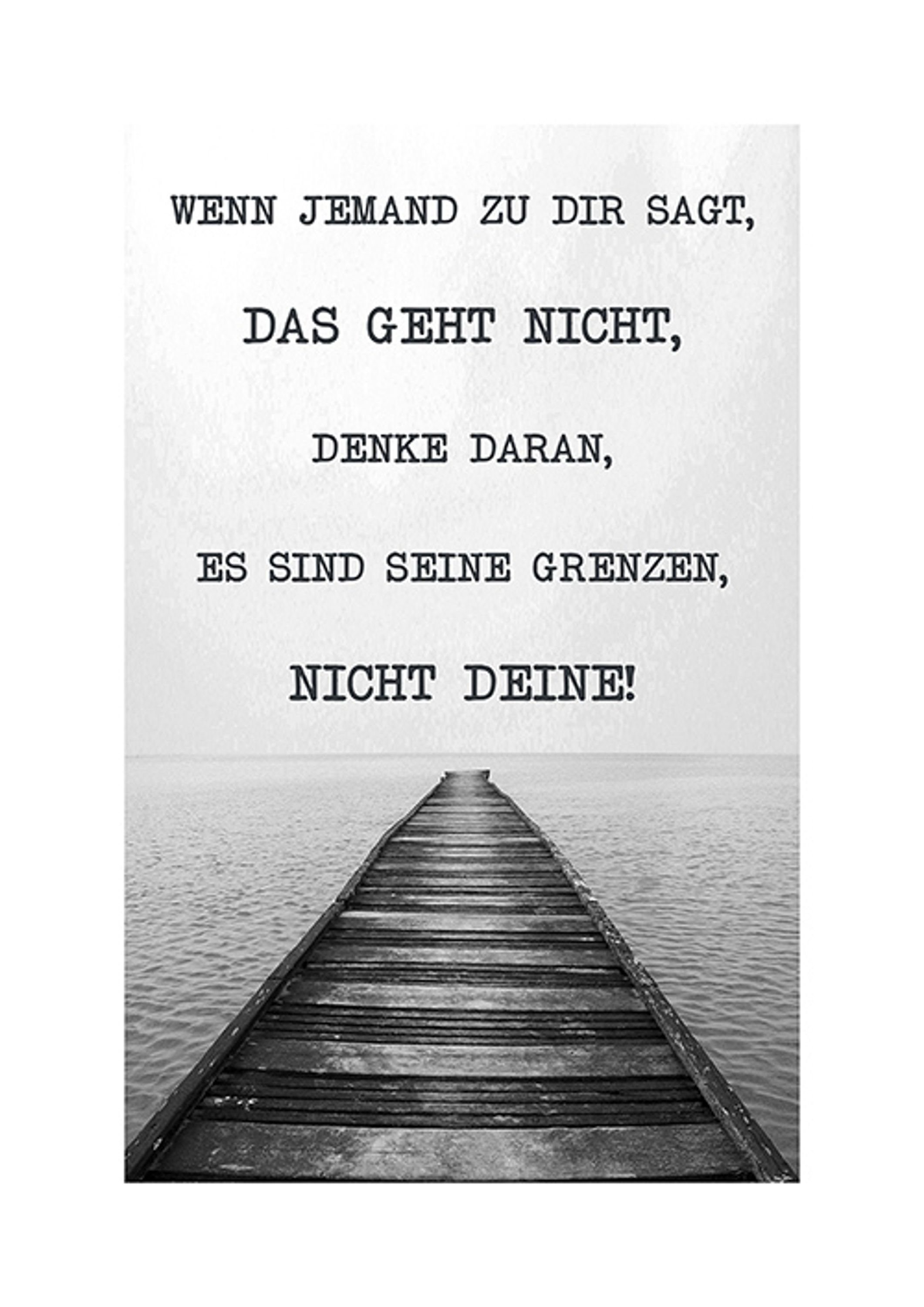 artissimo Poster Poster mit Spruch DinA4 Bild Sprüche Text Motivation schwa günstig online kaufen