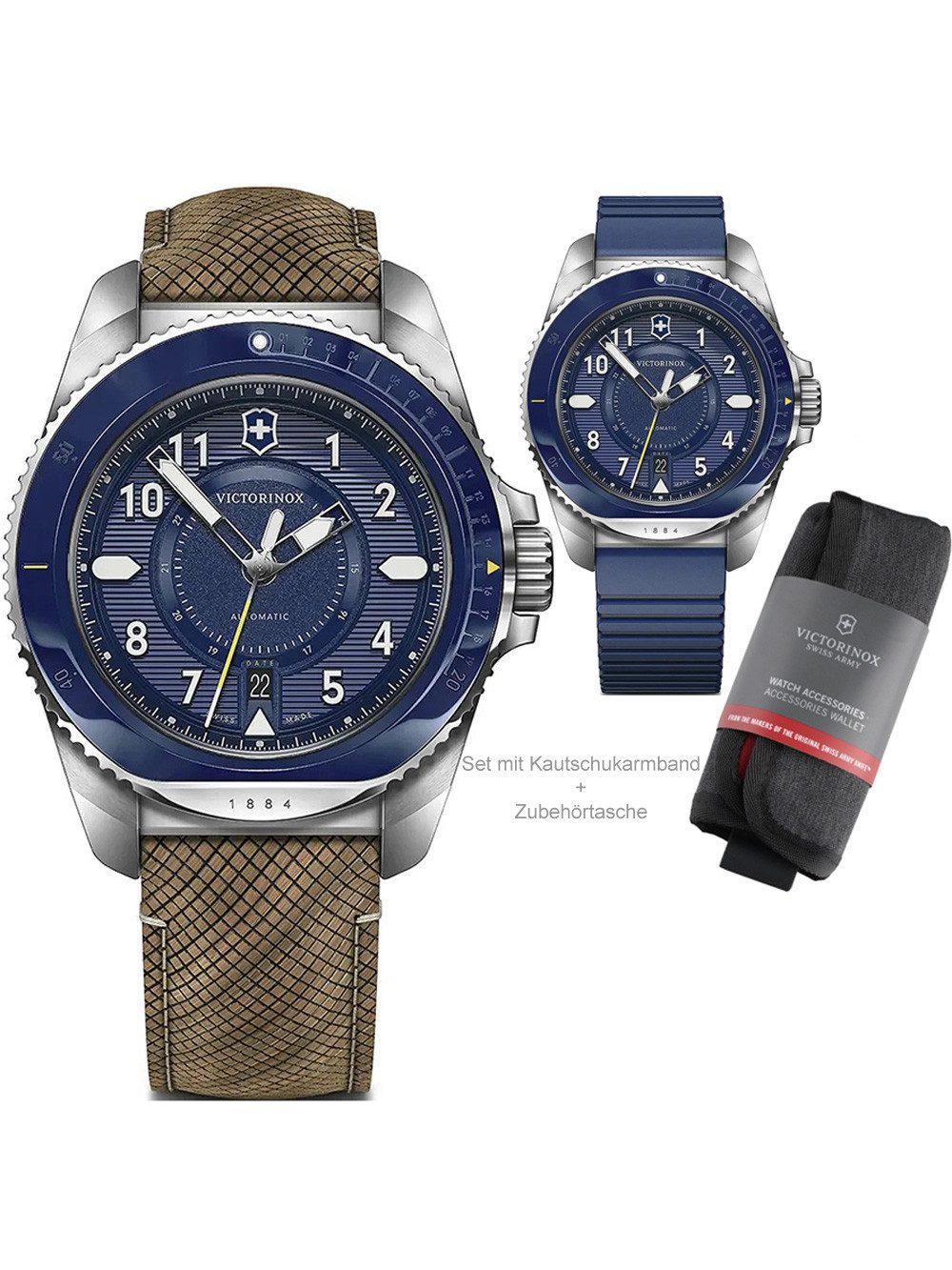 Victorinox Automatikuhr Victorinox 241980.1 Journey 1884 Automatik Herrenuhr 43mm 20ATM Victorinox 241980.1 Journey 1884 Automatik Herrenuhr 43mm 20ATM