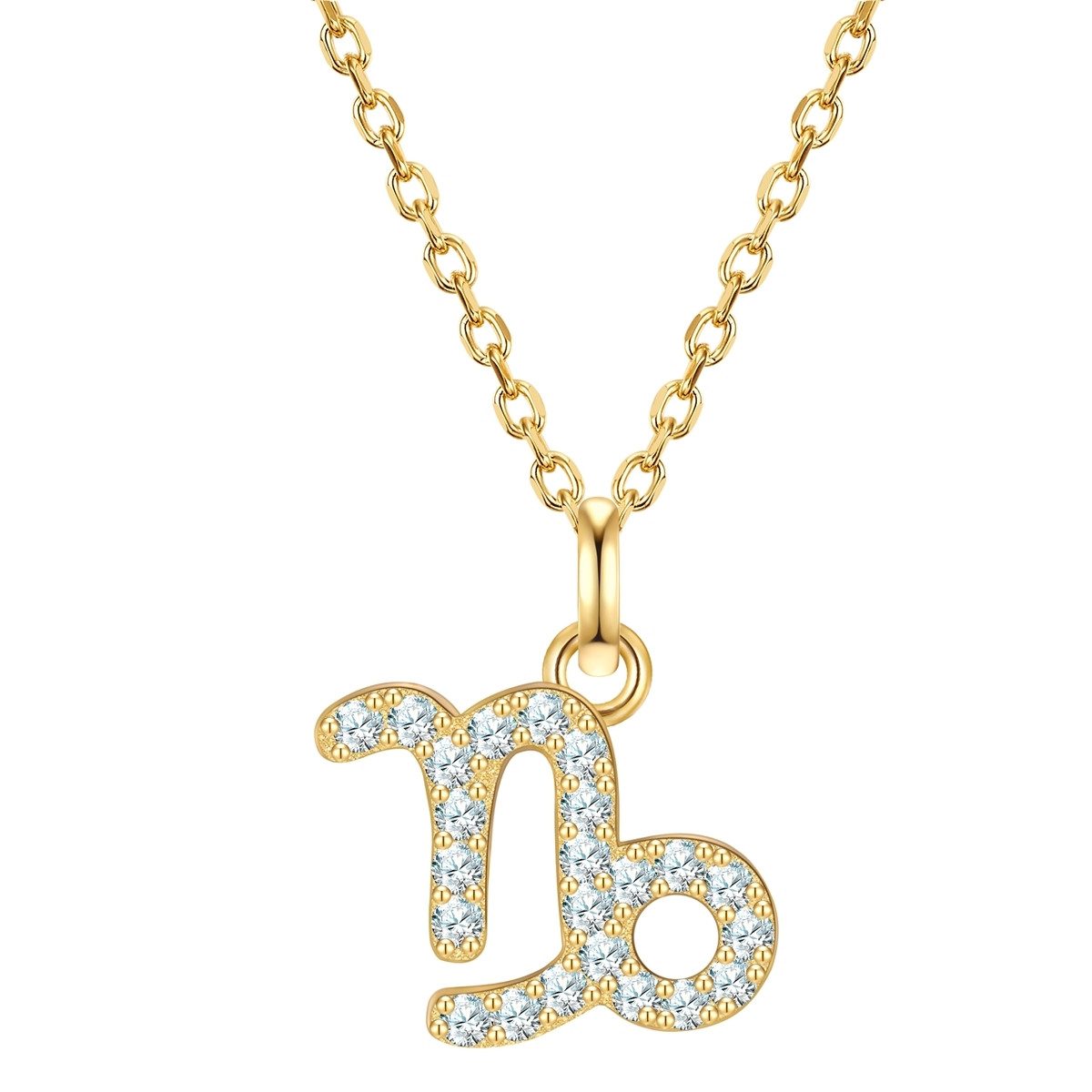 Glanzstücke München Silberkette Sternzeichen Steinbock gelbgold günstig online kaufen