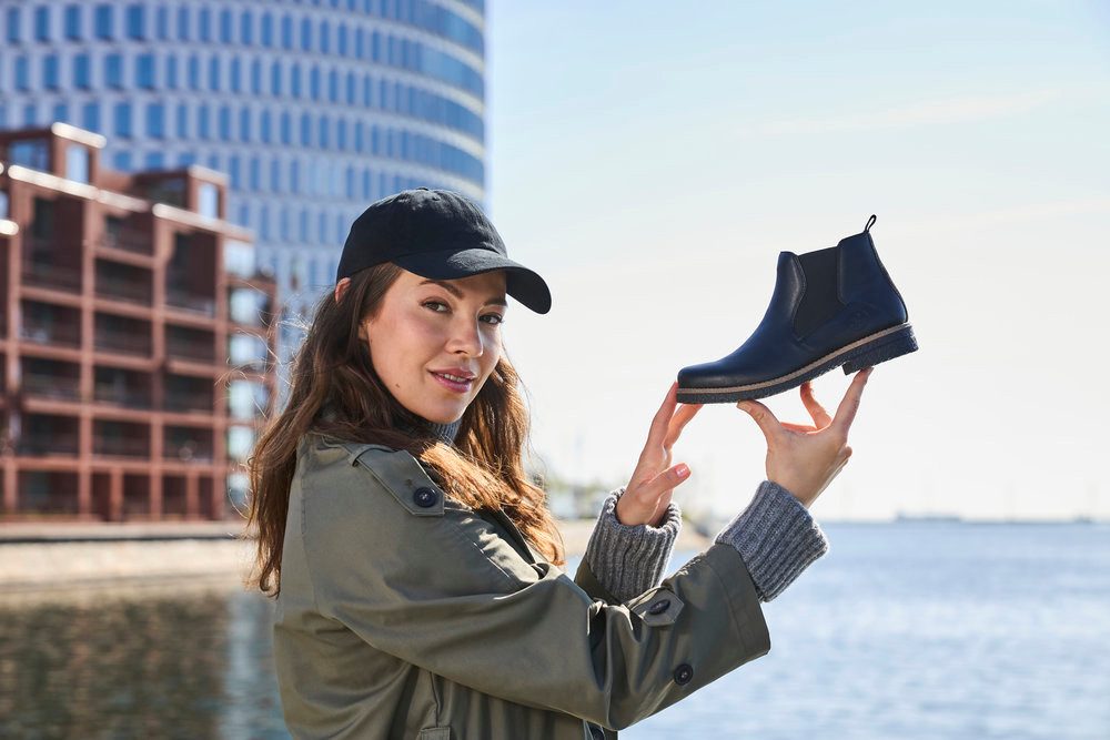 Rieker Chelseaboots Stiefelette, Schlupfboots, Stretcheinsatz, mit günstig online kaufen