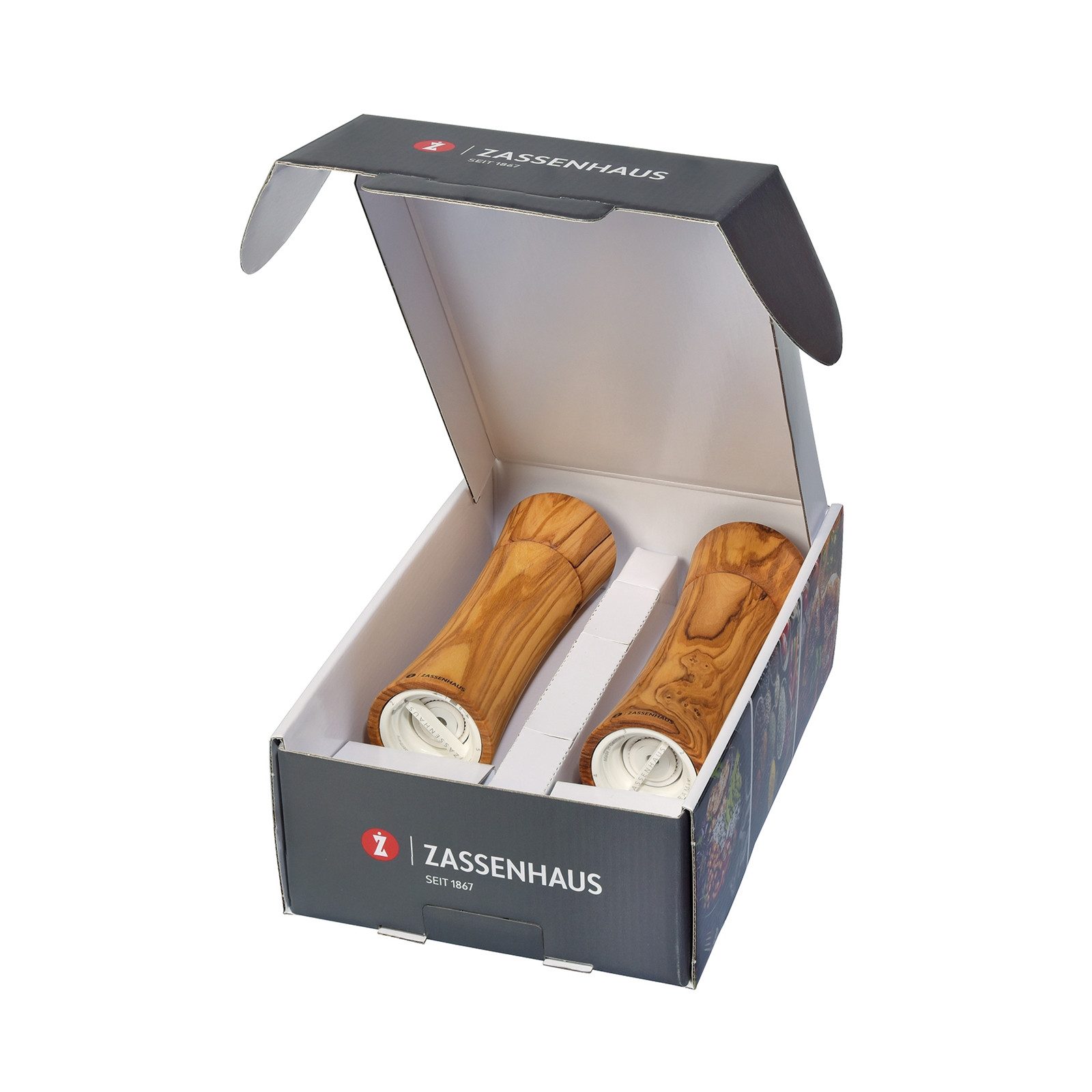 ZASSENHAUS Pfeffermühle Mühlen-Set Frankfurt Nein, (1 Stück)