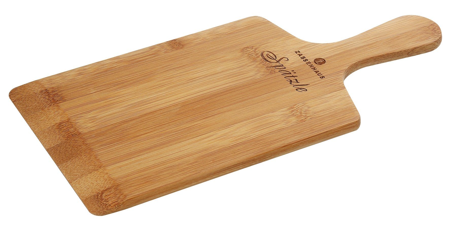 ZASSENHAUS Schneidebrett Spätzlebrett Bambus 34 x 16 x 0,9 cm, Bambus, (Schneidebretter)