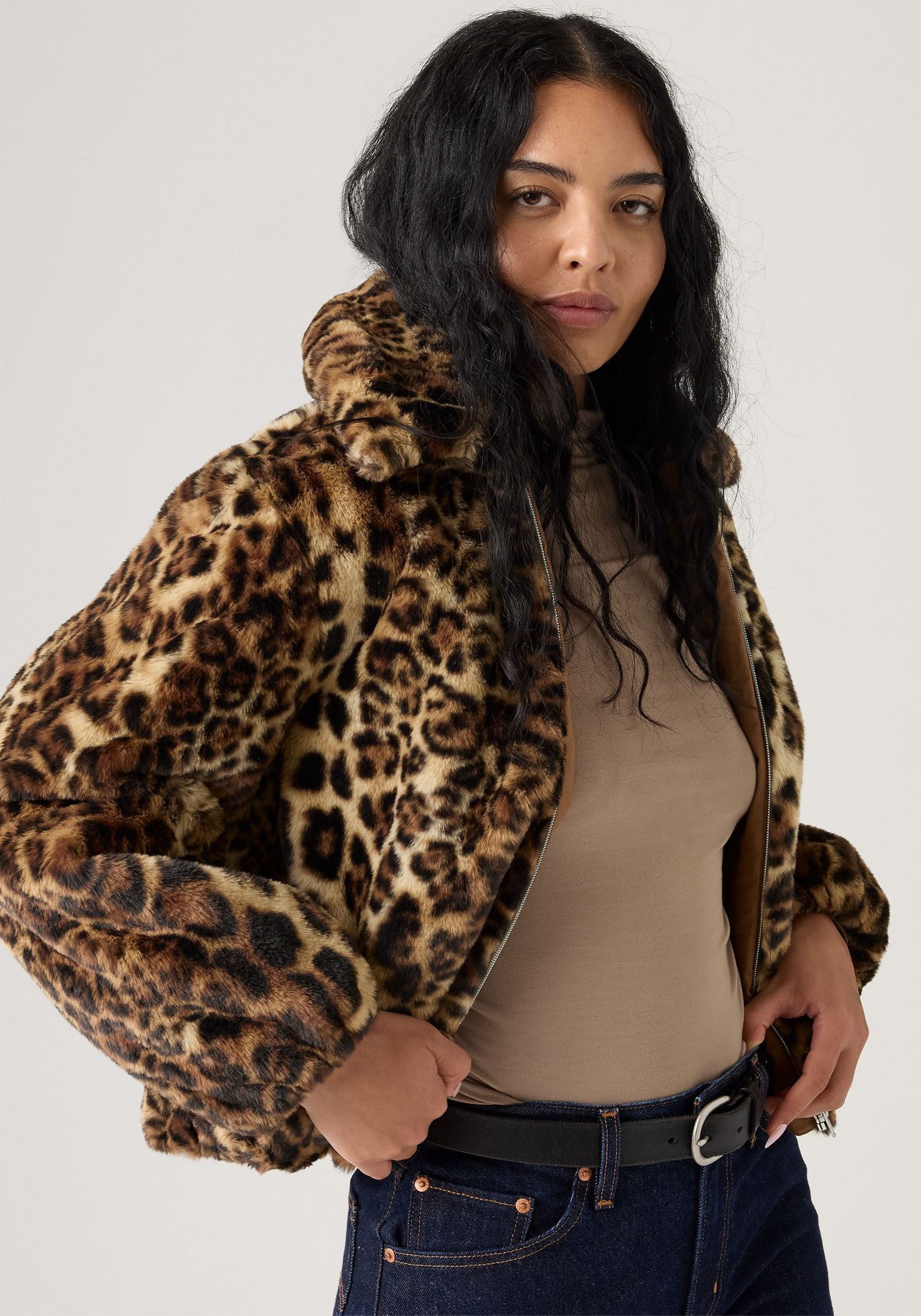 Levi's® Blouson ELLE SHERPA LEOPA Animal- Look günstig online kaufen