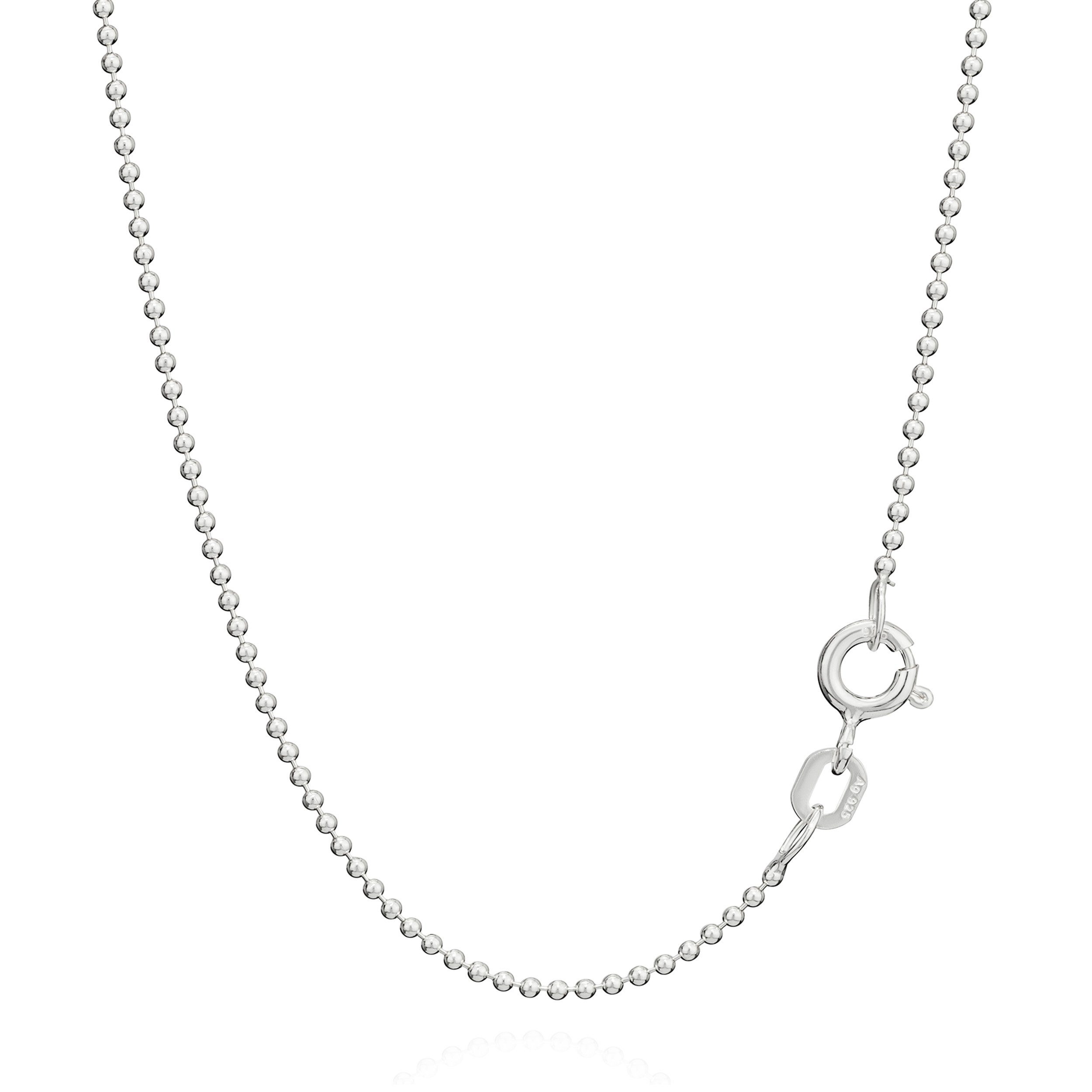 NKlaus Silberkette 925 Sterlingsilber Kugel Kette günstig online kaufen