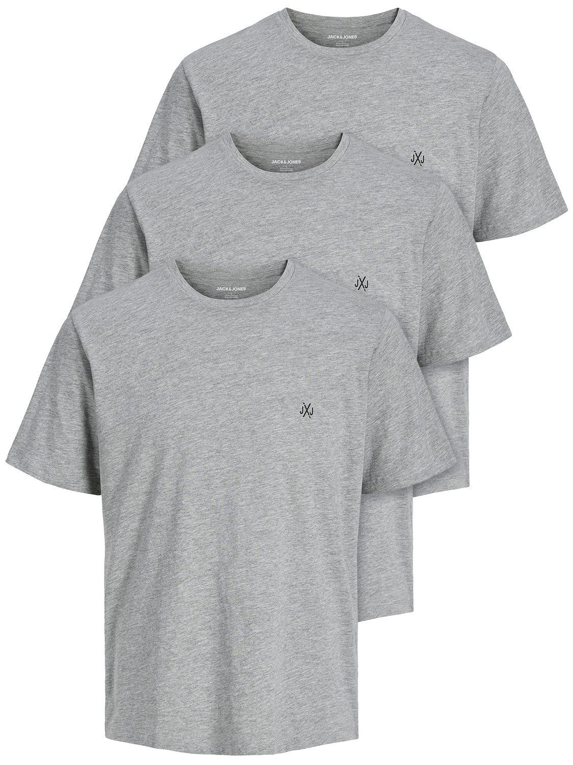 Print-Shirt 3er Pack JXJ TEE