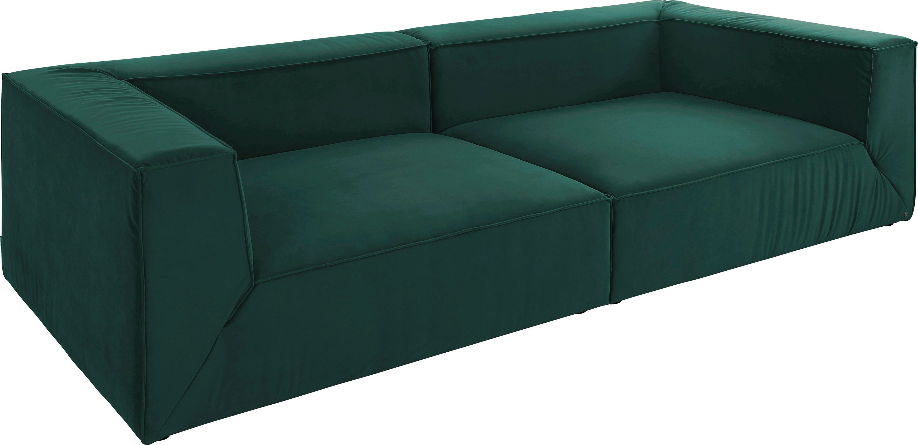 TOM TAILOR HOME Sitztiefenverstellung, mit Big-Sofa BIG Tiefe 129 2 wahlweise Breiten, CUBE, in cm