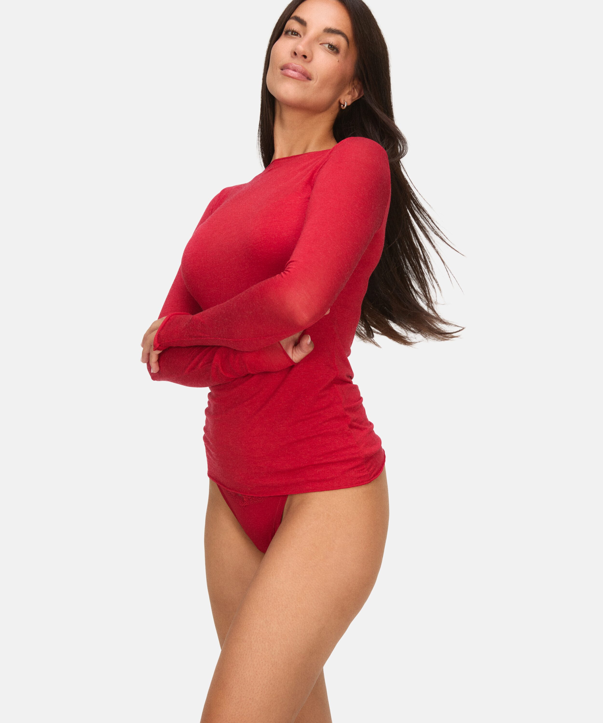 Hunkemöller Pyjama super soft Boatneck shirt with Cashmere