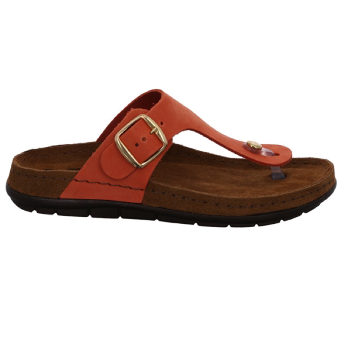 Rohde Damen Zehentrenner Bio-Pantolette Rodigo Leder Zehentrenner