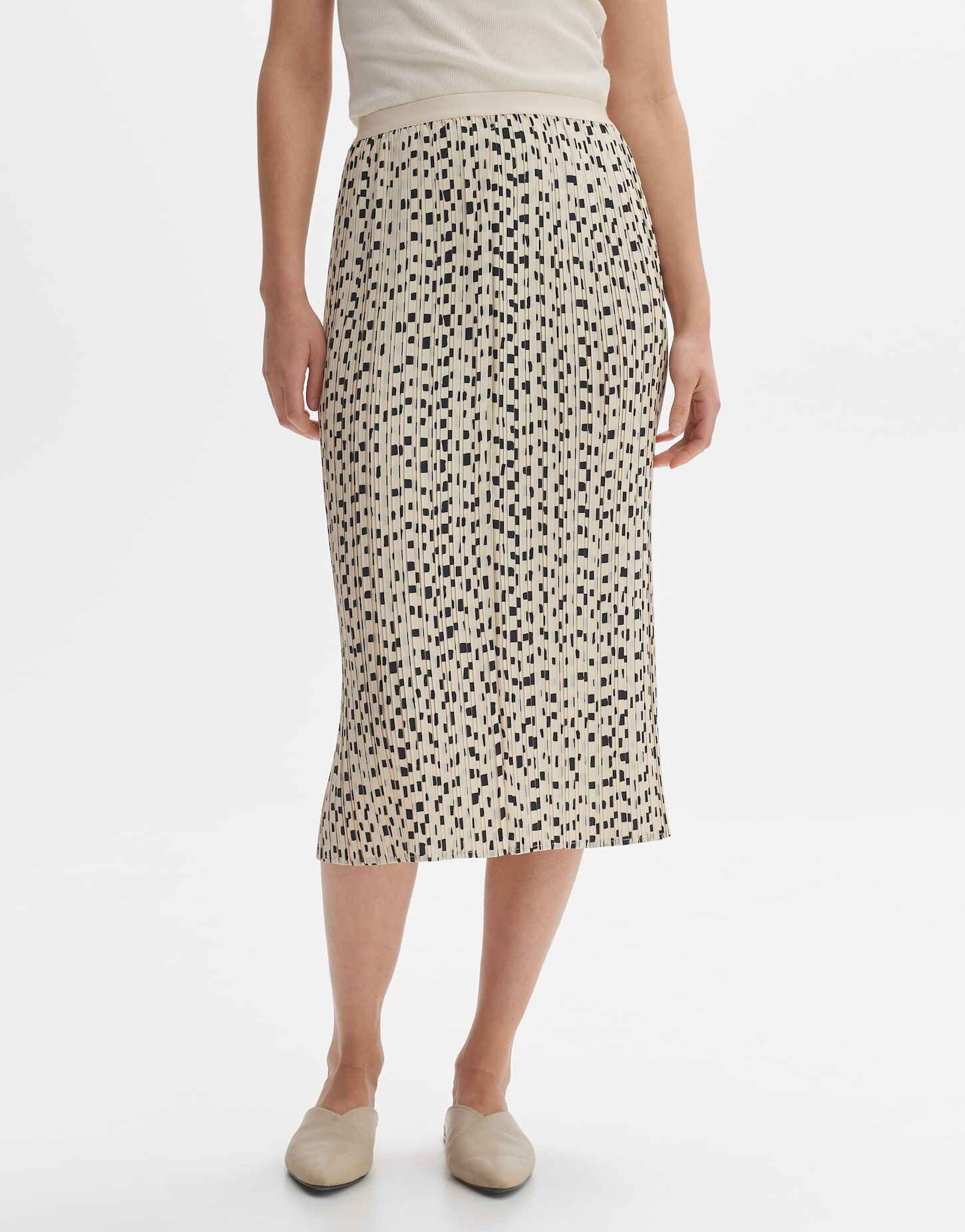 OPUS Plisseerock Plisseerock RABANI WINDOW Straight mit Gummibund