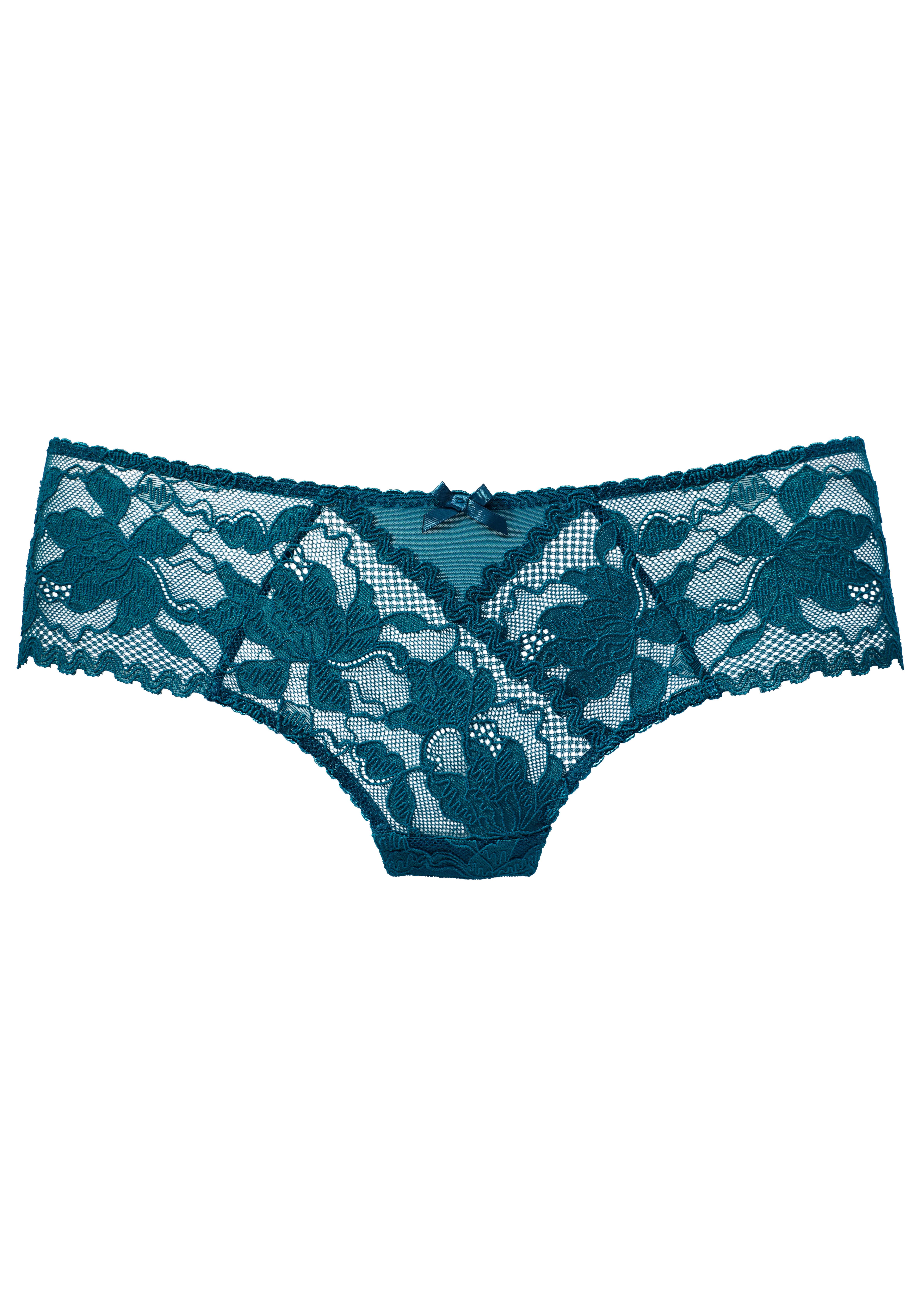 LASCANA Stringpanty aus floraler Spitze in transparenter Optik – Bild 2 von 5