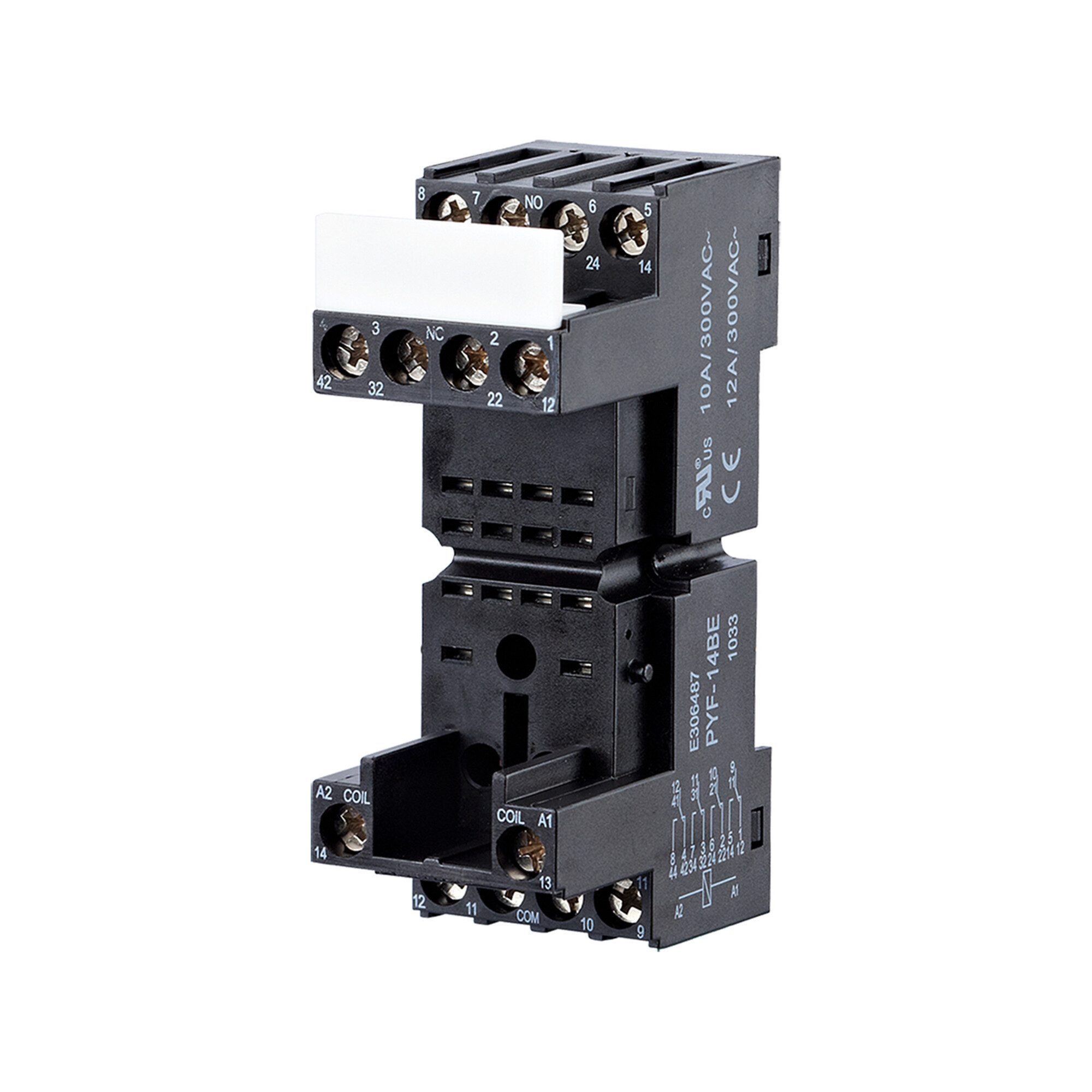 BTR BTR NETCOM Fassung 274 RSS 214 14p. f.DIN-Schiene 110178 Entriegelung