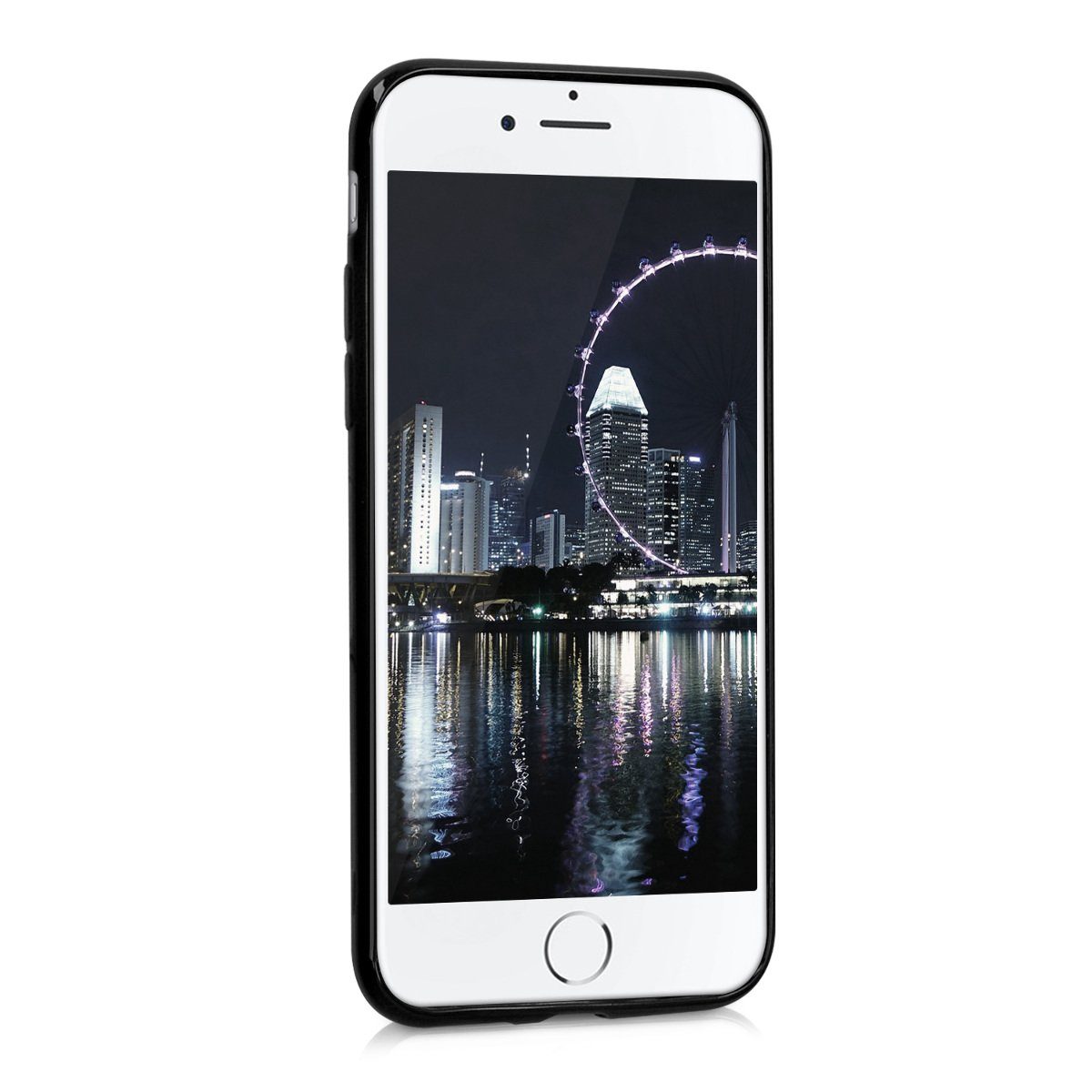 kwmobile Handyhülle Handyhülle für Apple iPhone SE / 8 / 7 Hülle, Weiches Handy Silikon Case - Schutzhülle Cover