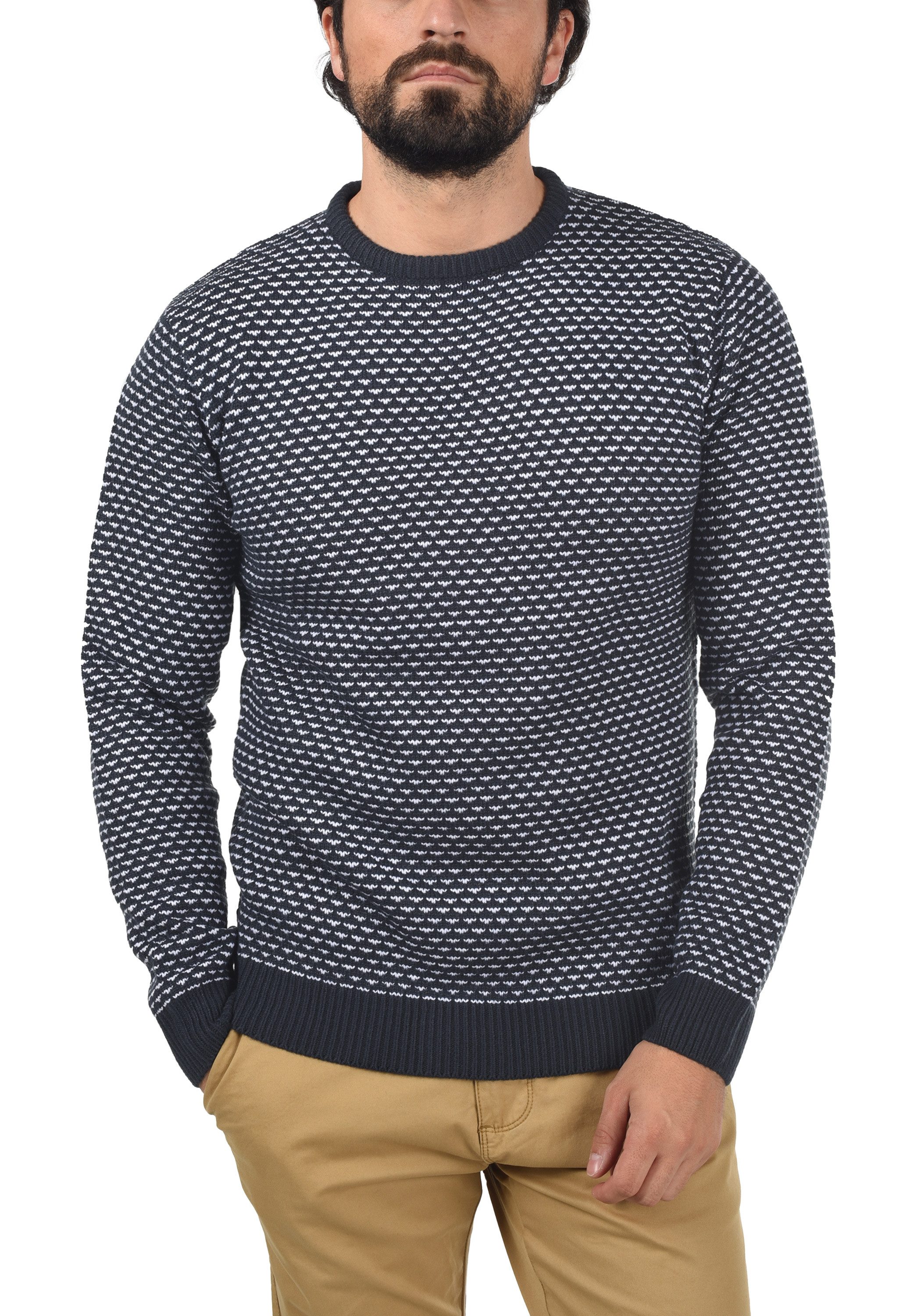 Indicode Strickpullover IDCoppler Strickpulli aus Grobstrick günstig online kaufen