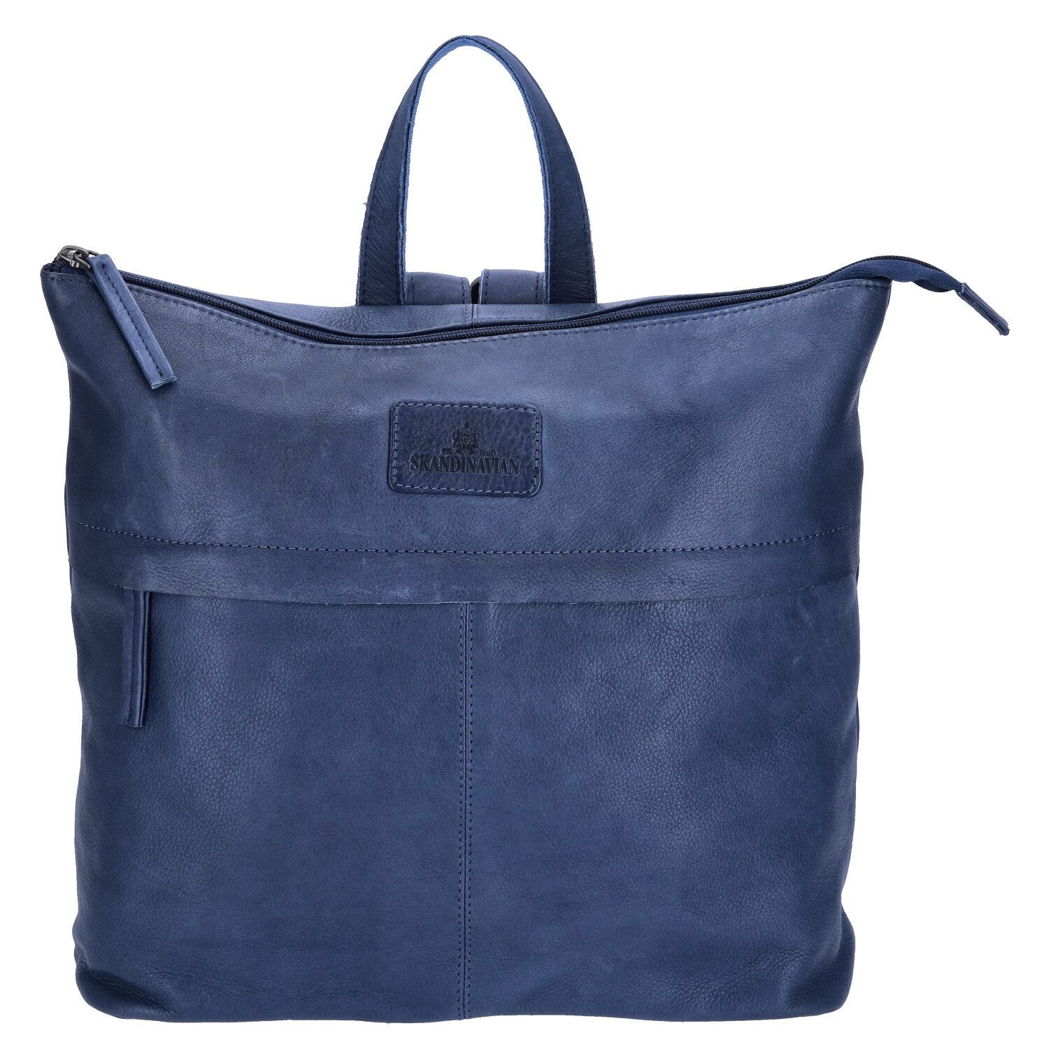 The Skandinavian Brand Freizeitrucksack The Skandinavian Brand Damen Leder Rucksack Blue (1-tlg)