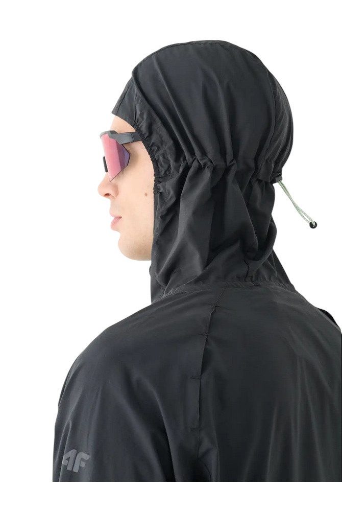 4F Laufjacke Technical M553 (leicht, atmungsaktiv) anthrazitgrau Herren