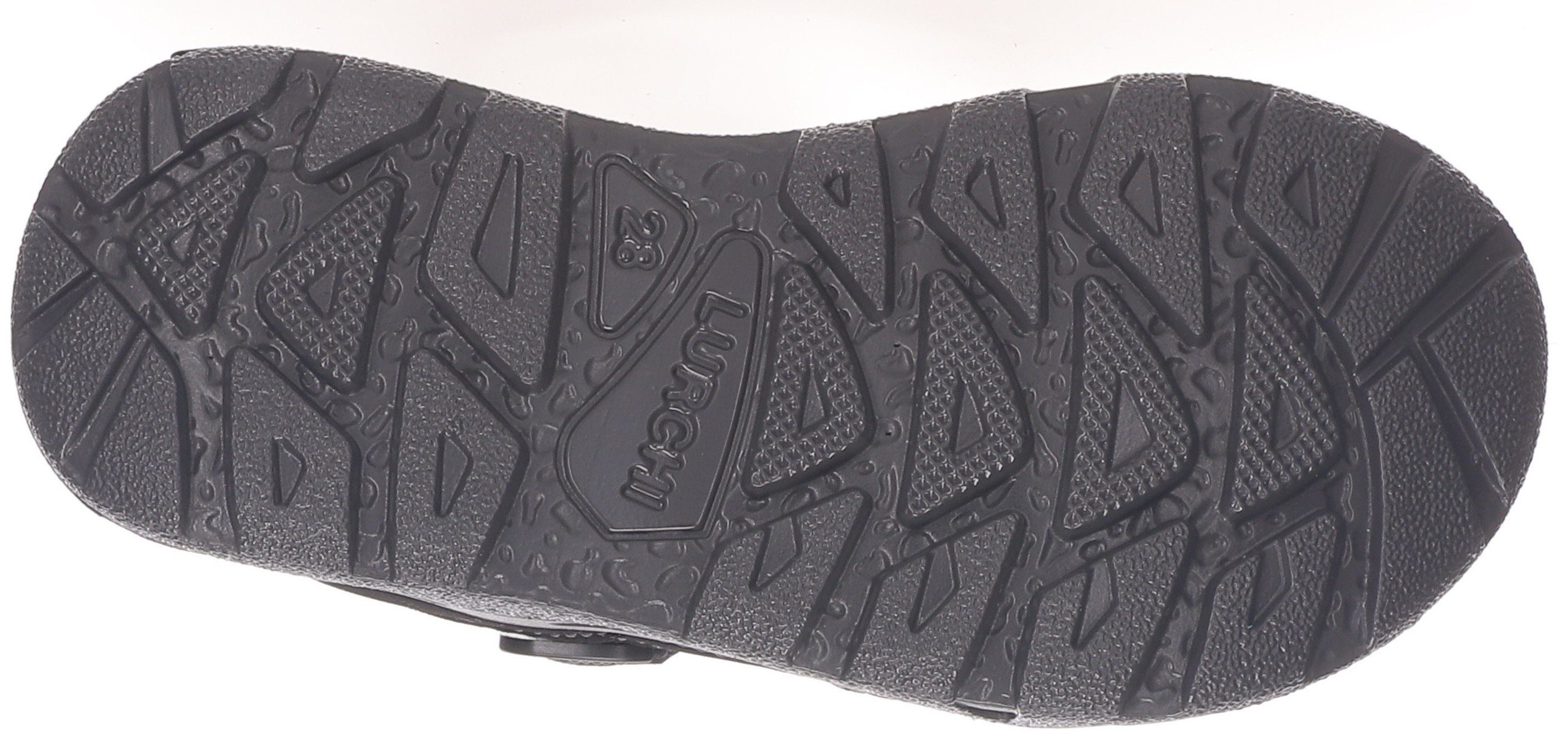 Lurchi ONIRO Sandale für Leder-Innensohle Aktzenten, Leder mehr WMS: Mittel Tragekomfort aus noch mit farbigen