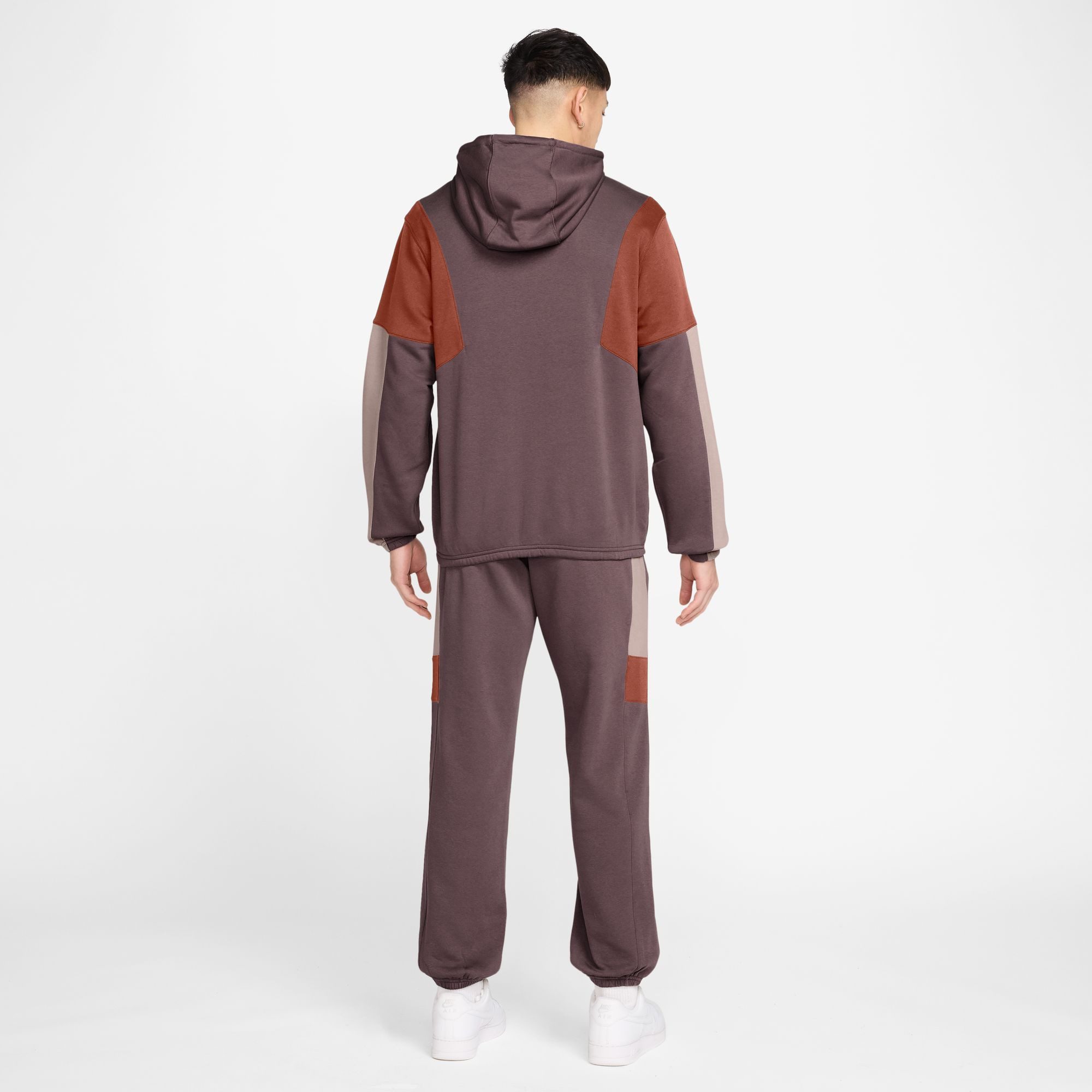 Nike Sportswear Trainingsanzug M NK CLUB FLEECE HDED TRACK GX, für Freizeit und Training, sportlicher Stil, angenehmer Tragekomfort
