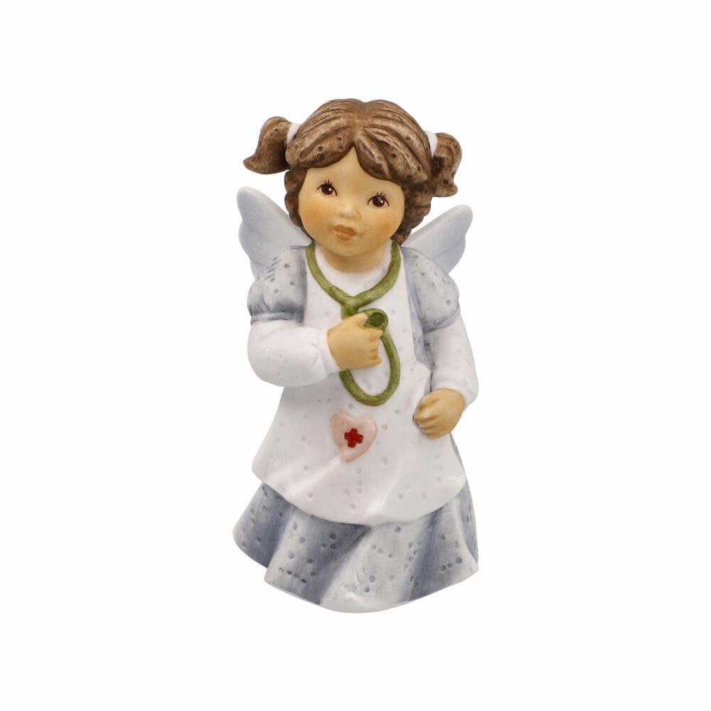Goebel Engelfigur Goebel Schutzengel Beste Gesundheit, Biskuit-Porzellan, Bunt, 8.5 cm