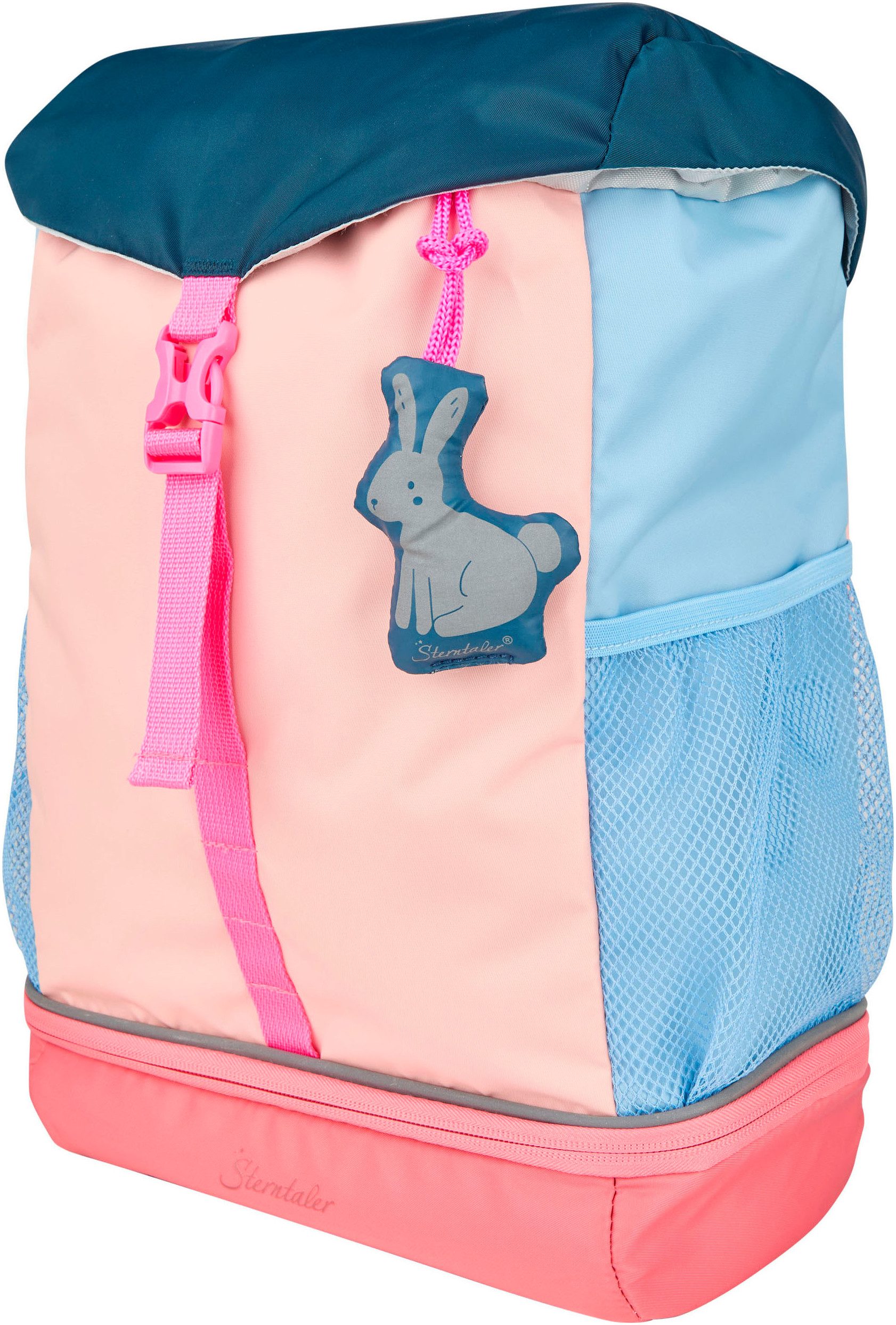 Sterntaler® Kinderrucksack Waldtiere mattrosa, Bodenfach mit Kühlfunktion