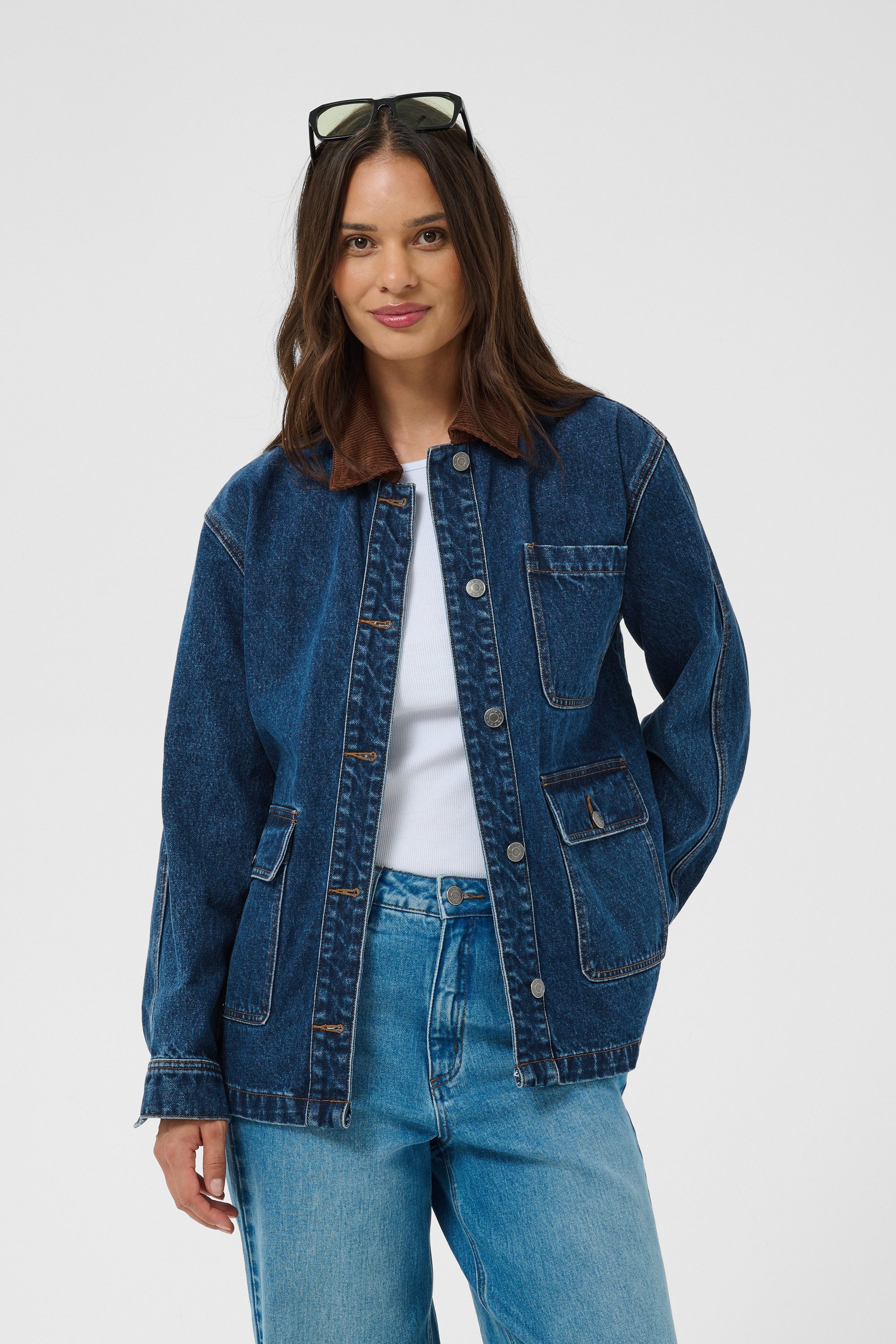 KAFFE Jeansjacke Jeansjacke KAgordie