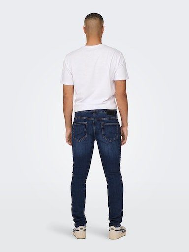 LIFE JOG Blue SONS Dark LOOM & Skinny-fit-Jeans Denim ONLY