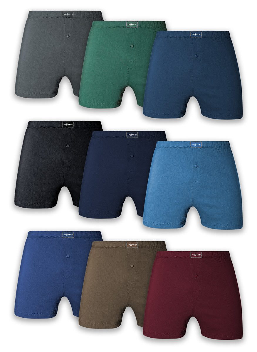 The Bakis Boxershorts für Herren, bunt sortiert, 3er- und 6er-Sparsets, Art günstig online kaufen