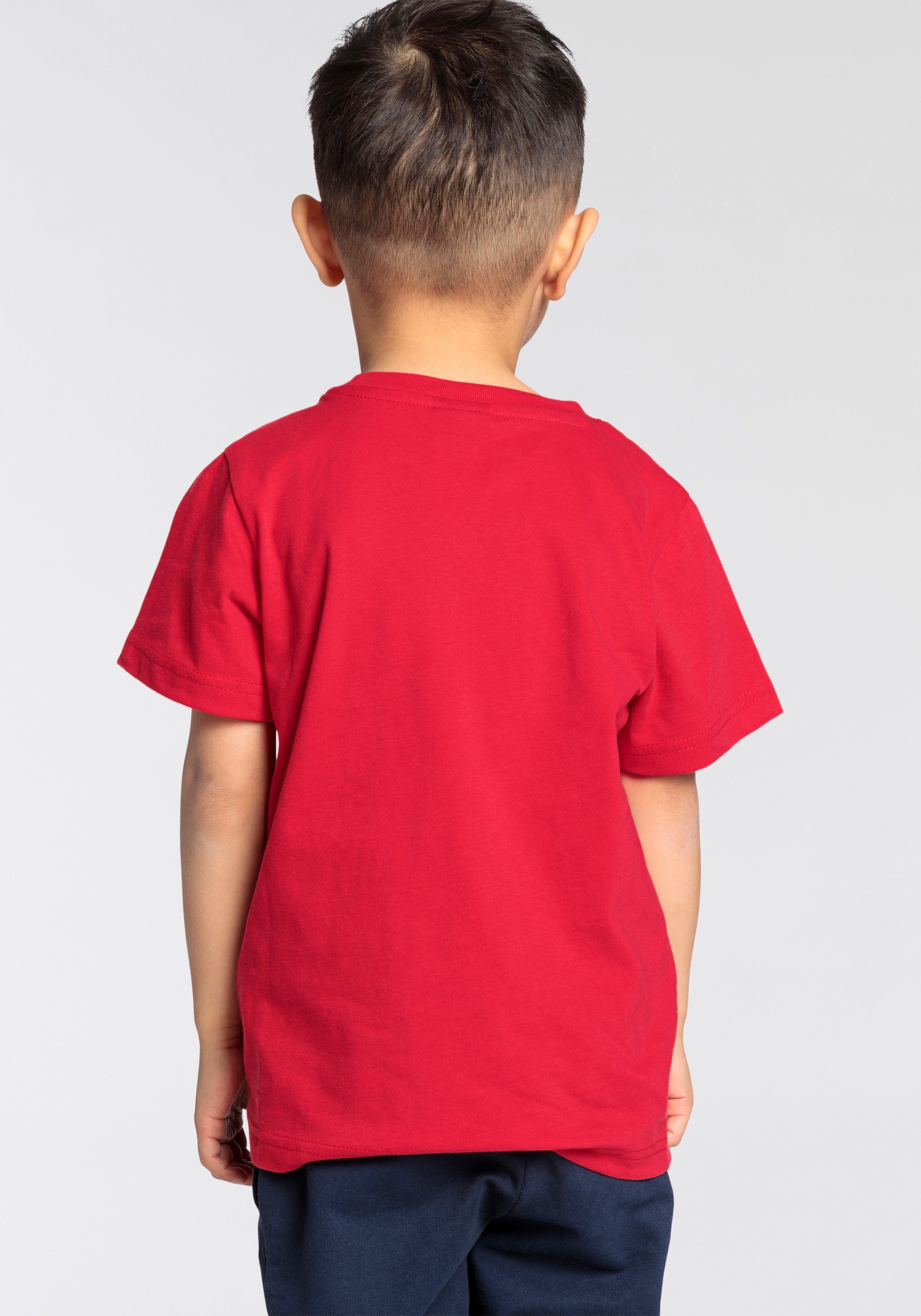KIDSWORLD T-Shirt FEUERWEHR Kurzarm, Basic-Passform, mit trendigem Druck, Rundhalsausschnitt