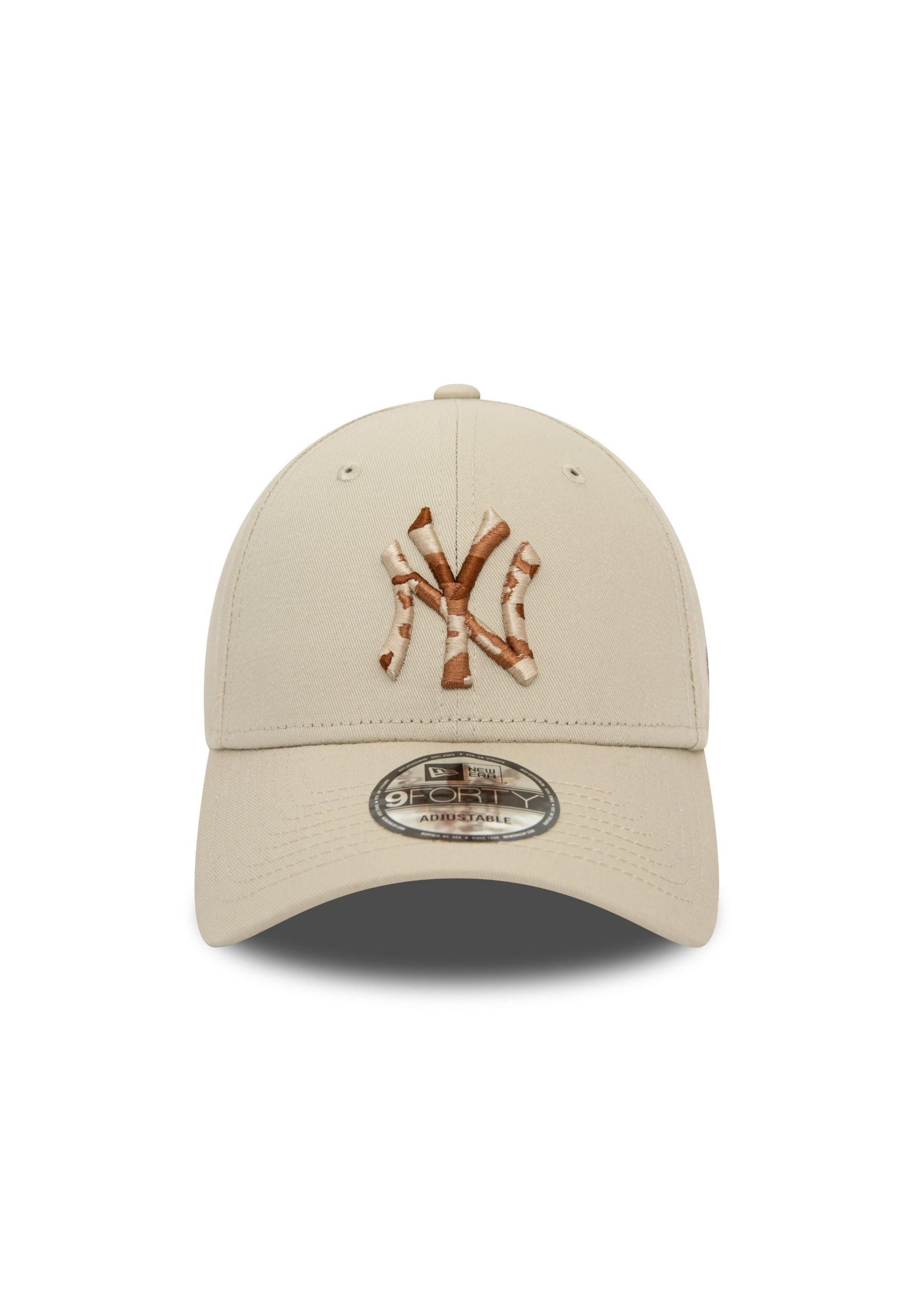 New Era Baseball Cap New York Yankees MLB Seasonal Infill Beige Camouflage 9Forty Verstellb (1-St)