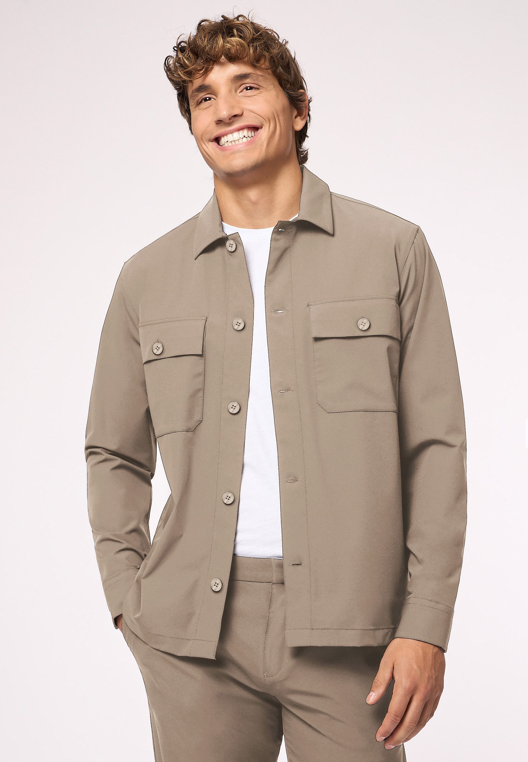 Roy Robson Langarmhemd Overshirt