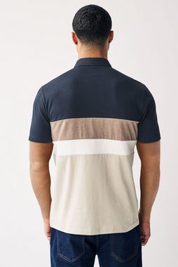 Next Poloshirt Poloshirt mit breitem Bruststreifen (1-tlg)