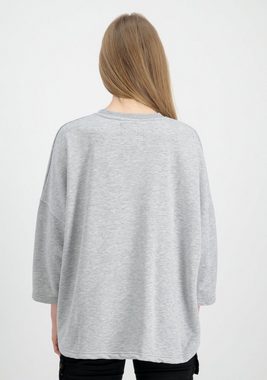 Alpha Industries Sweater ALPHA INDUSTRIES Women - Sweatshirts Crystal OS Sweater Wmn