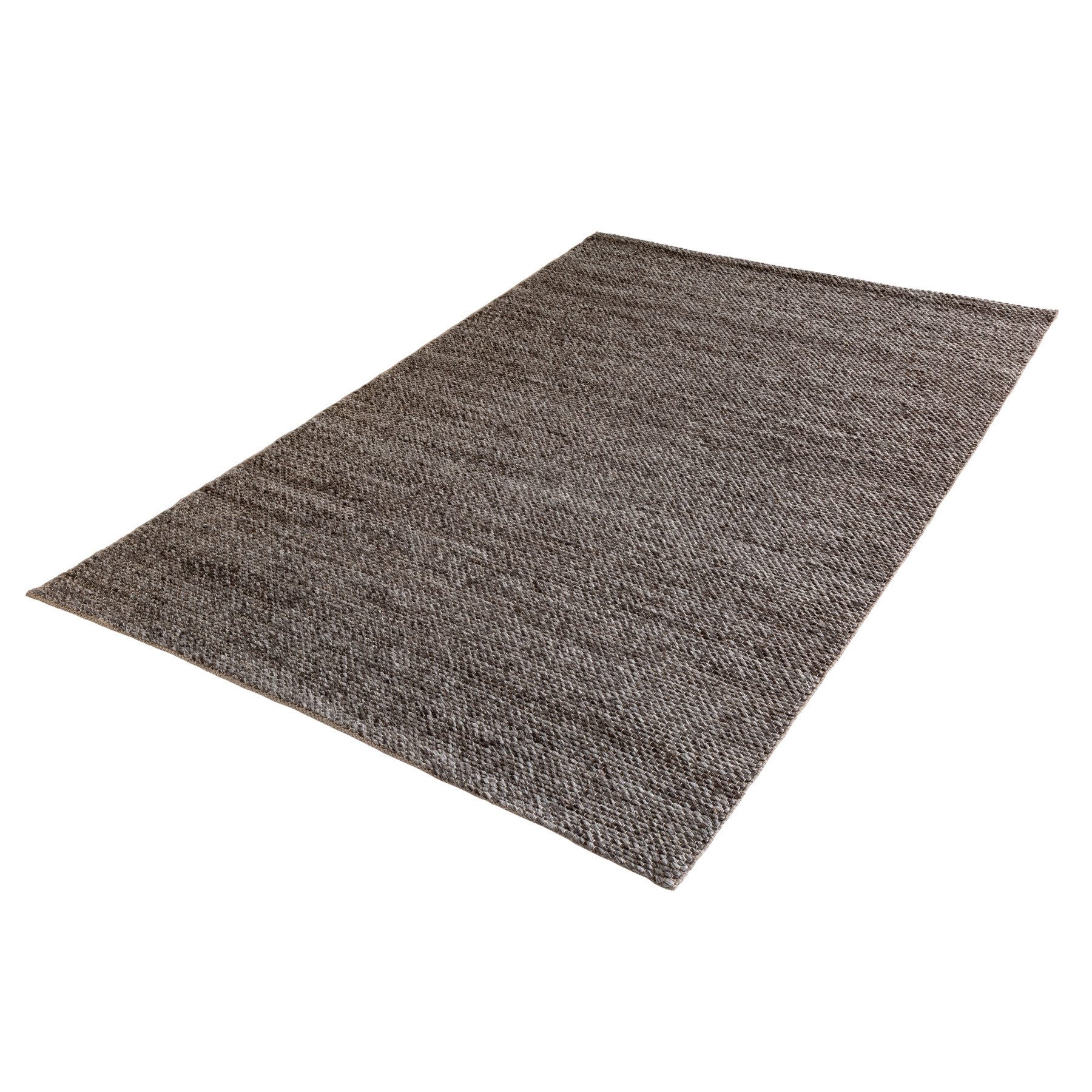 riess-ambiente Teppich WOOL 240x160cm dunkelgrau, rechteckig, günstig online kaufen