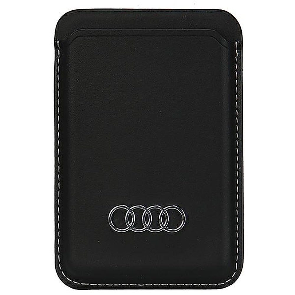 Audi Handyhülle MagSafe Kartenetui, MagSafe kompatibel, Kartenfach, Kunstleder