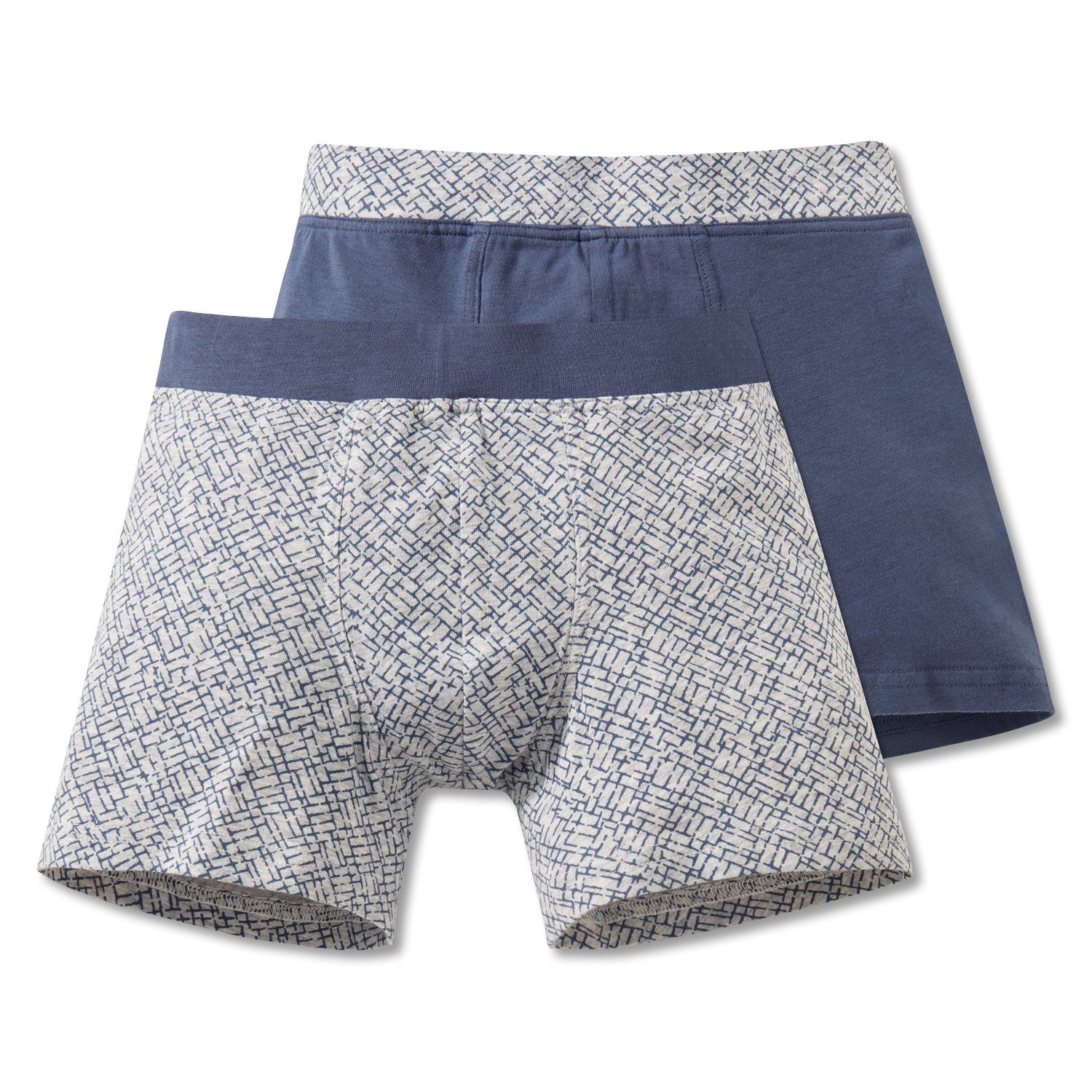Schiesser Boxershorts Blue Emotion (Set, Unterhosen, Webgummibund Pants Shorts, Jungen 2-St)