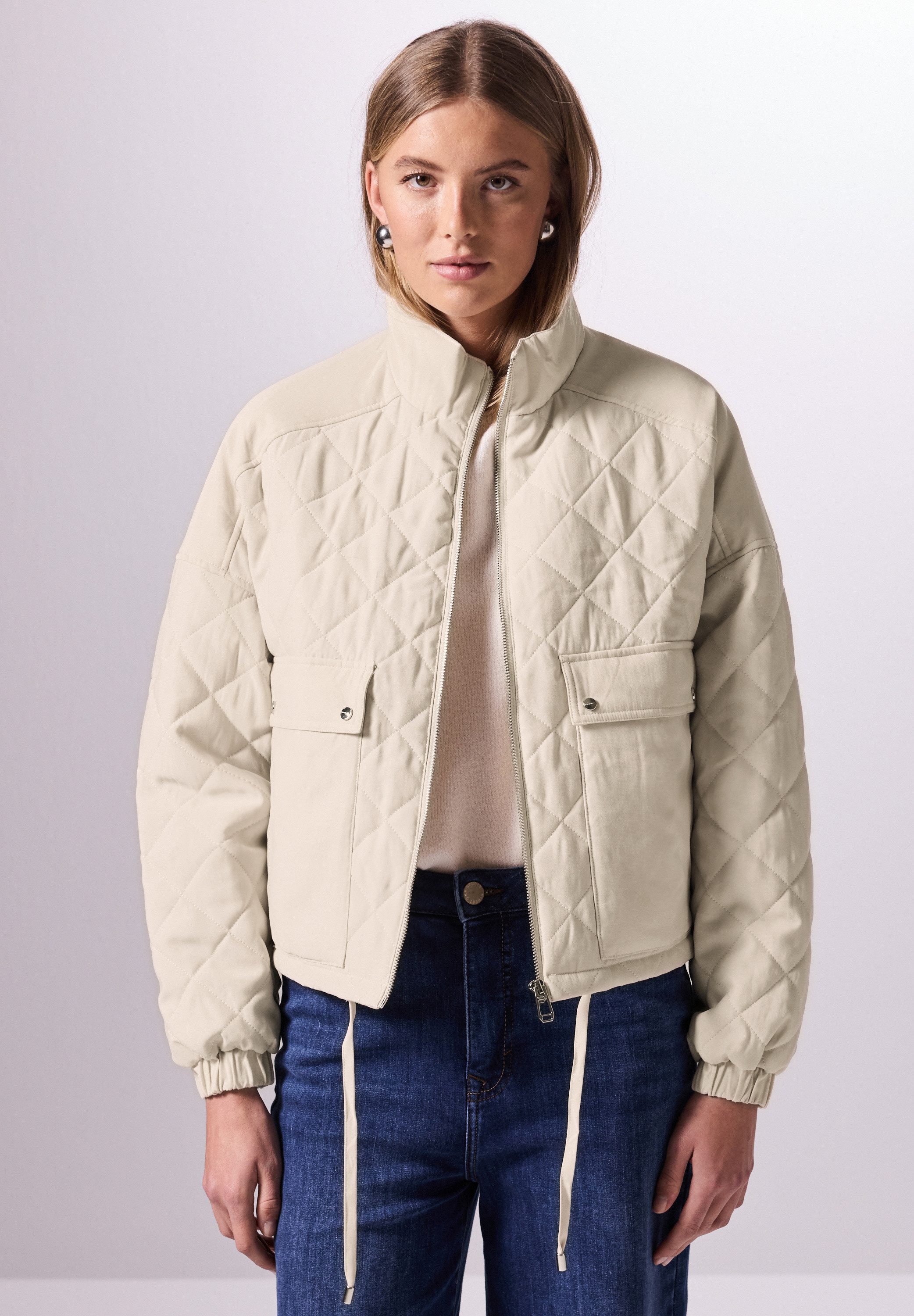 STREET ONE STUDIO Steppjacke mit Tunnelzug günstig online kaufen
