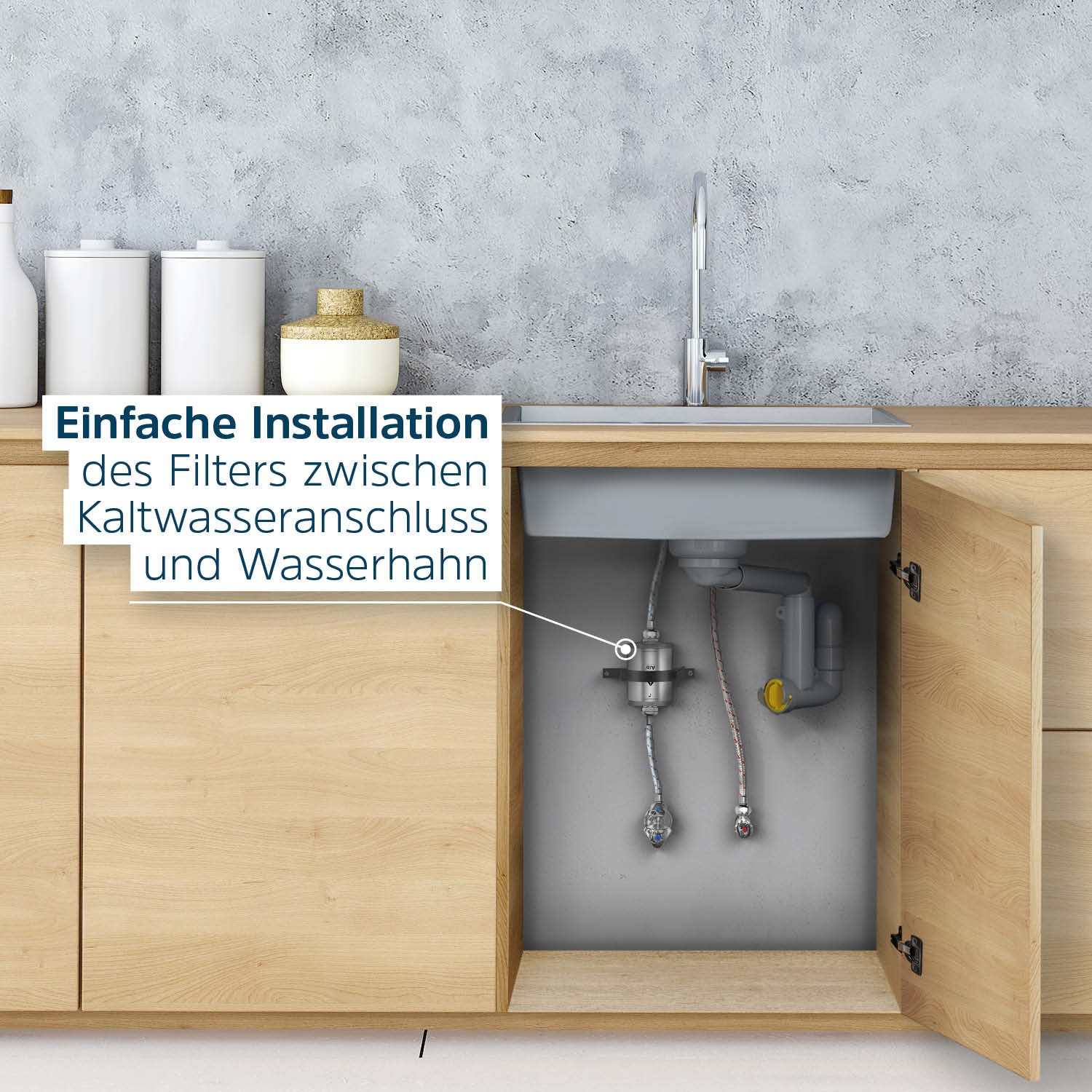 Alb Filter Wasserfilter Alb Filter Trinkwasserfilter Active Plus, ohne Protect