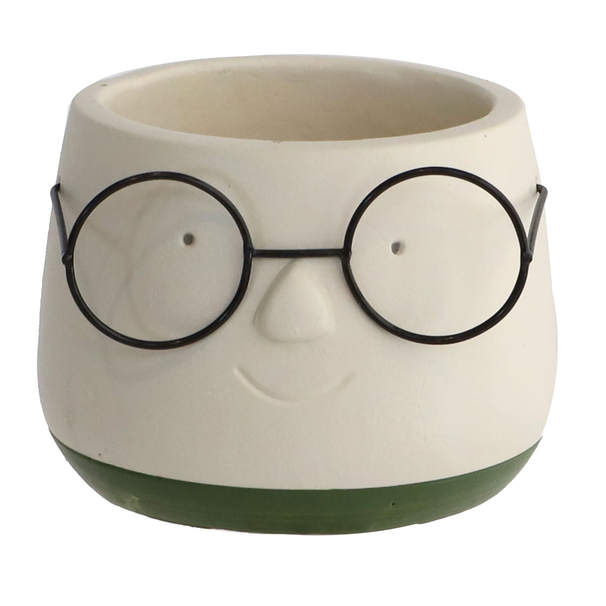 Annastore Übertopf Blumenübertöpfe in witzigem Design (Übertöpfe für Zimmerpflanzen), Blumentöpfe - Übertöpfe aus Keramik - Lustige Blumentöpfe