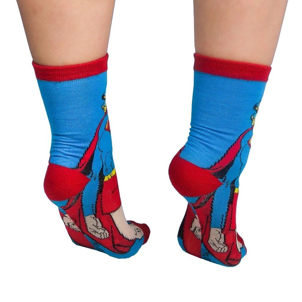 Damensocken und Feinsocken DC SUPERGIRL Comics Mädchen Socken Comics DC